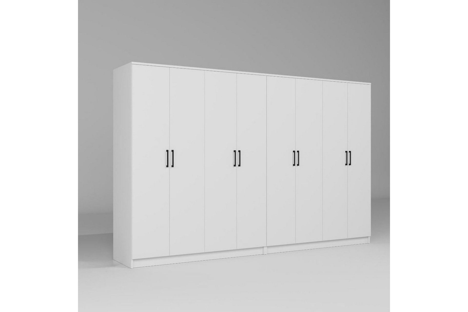 Olera Garderob 280x180 cm - Vit