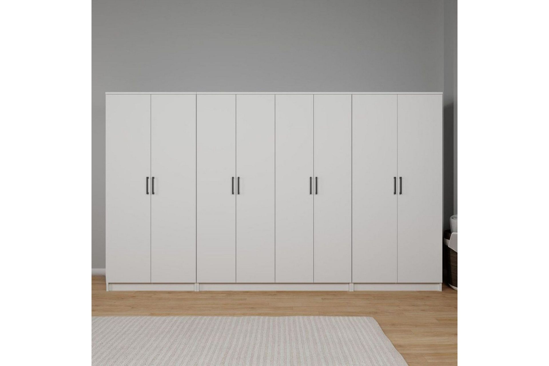 olera garderobsskåp 300x180 cm - vit