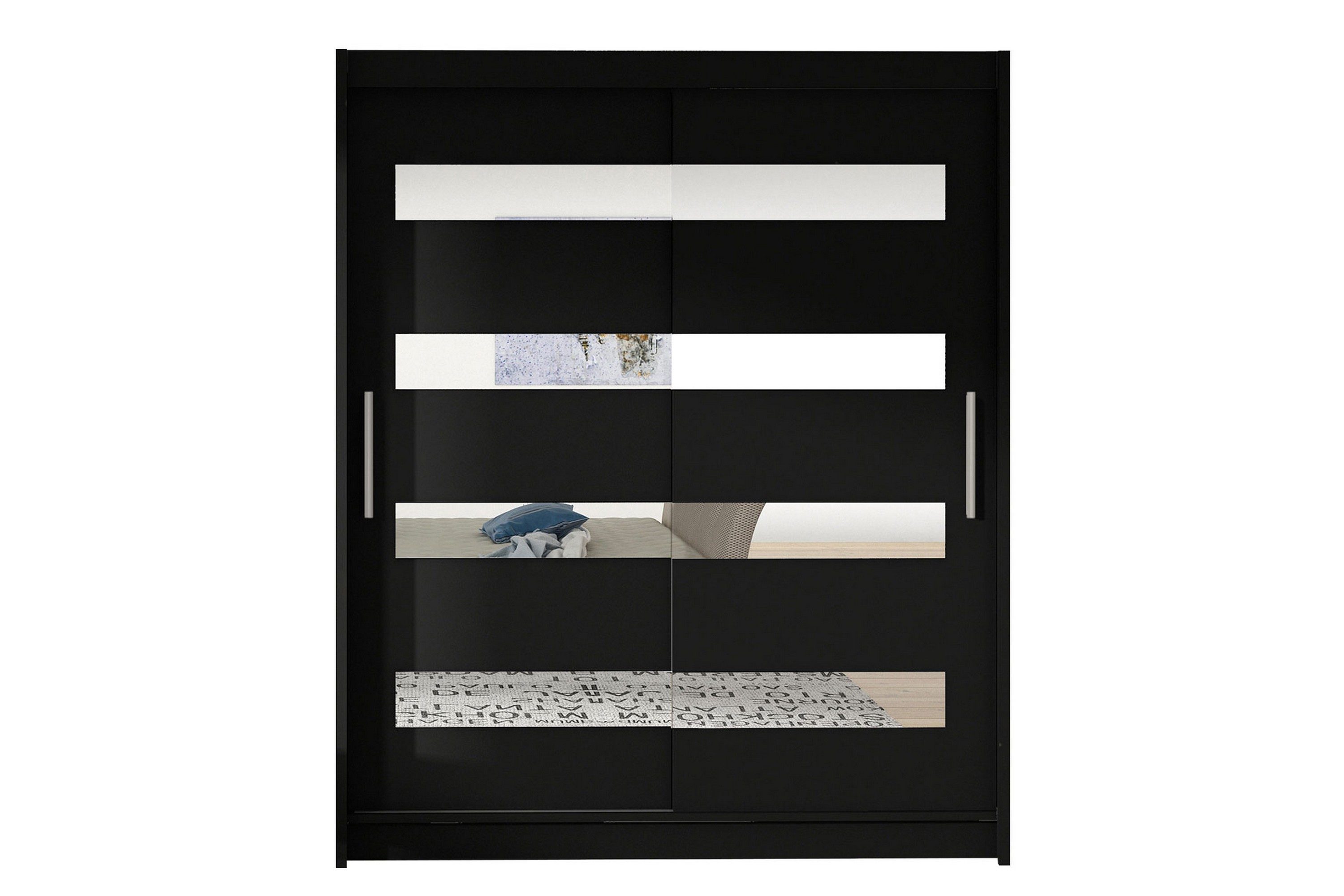 presto garderob 58x150 cm - svart