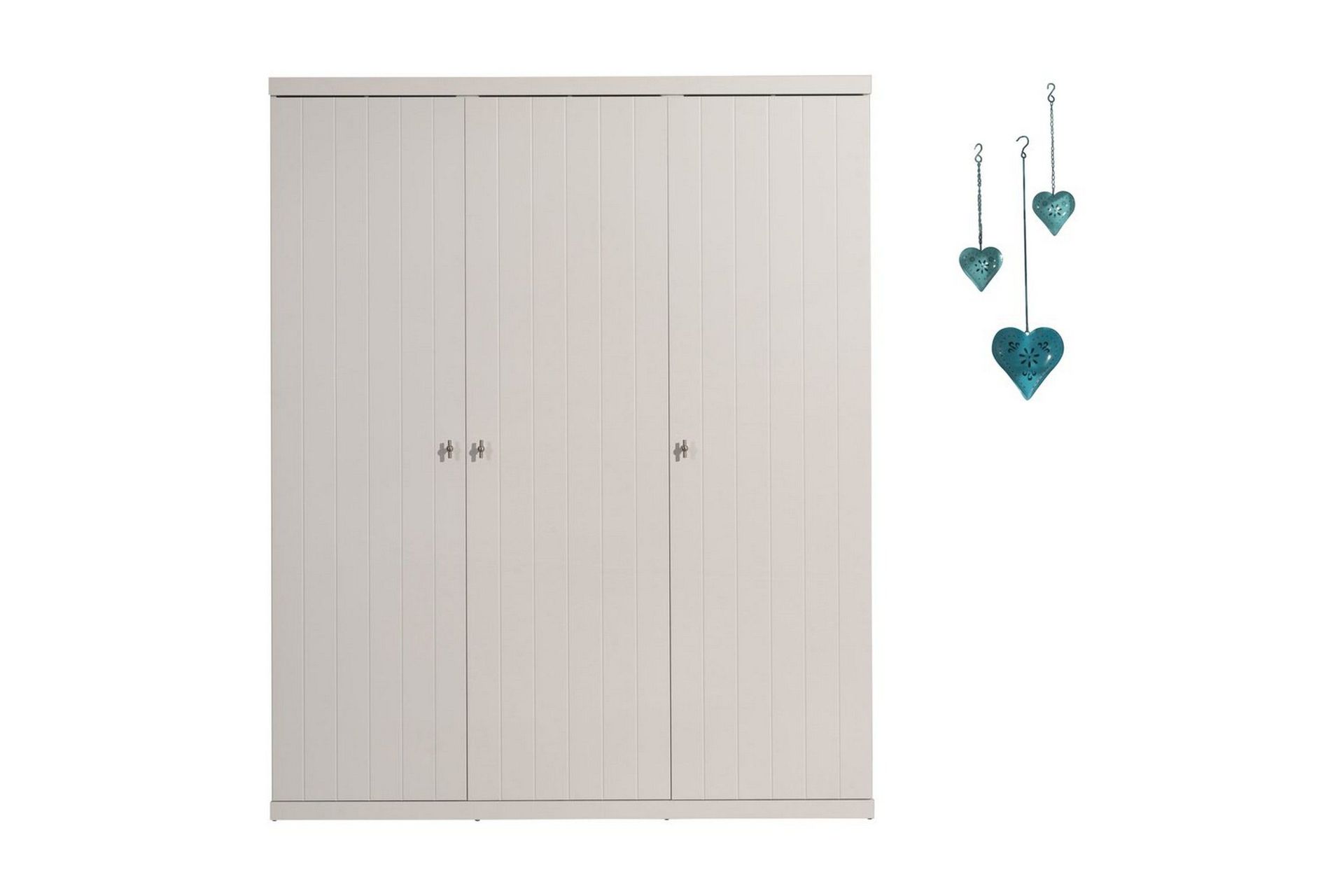 robin garderob 57x205 cm - vit