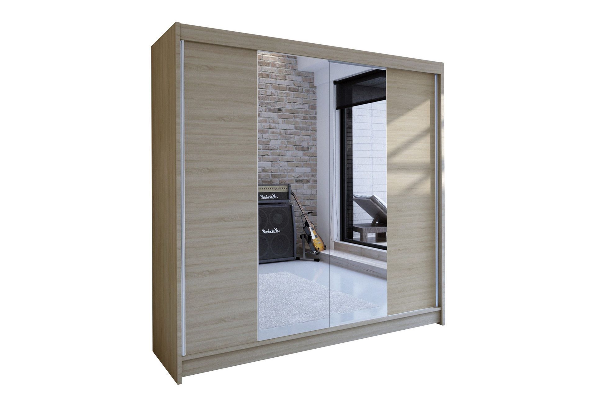 Talin Garderob 180x58x215 cm - Beige