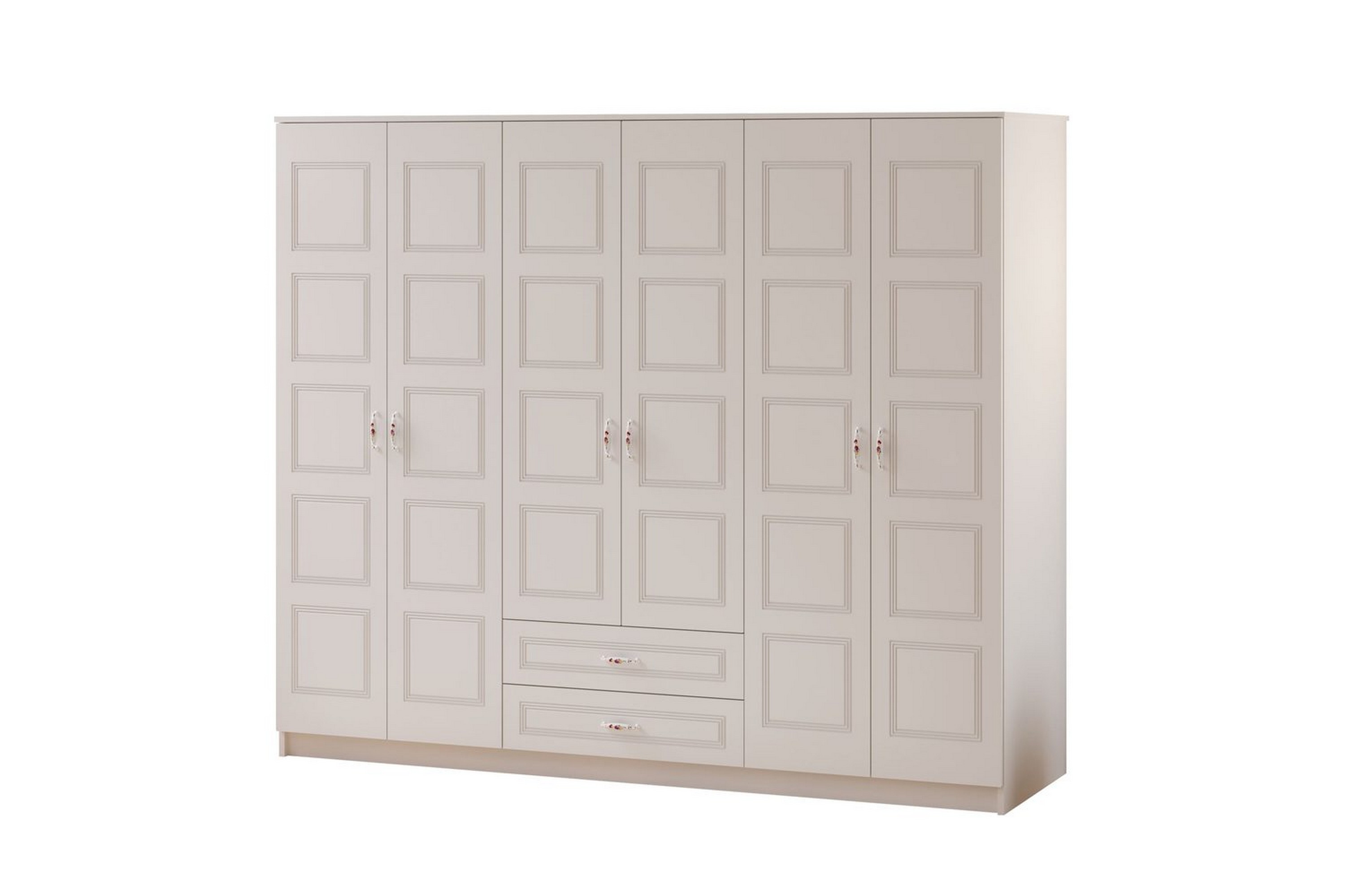 travric garderob 210x180 cm - matt vit