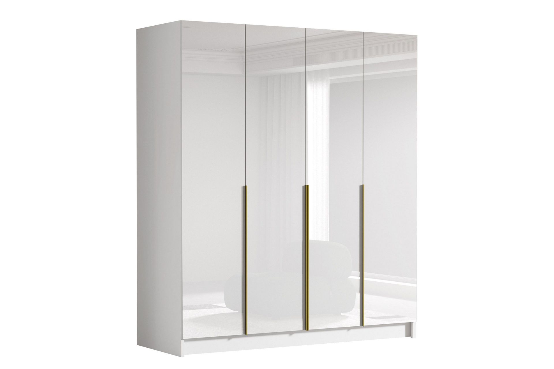 vadstena garderob 200x215 cm - vit