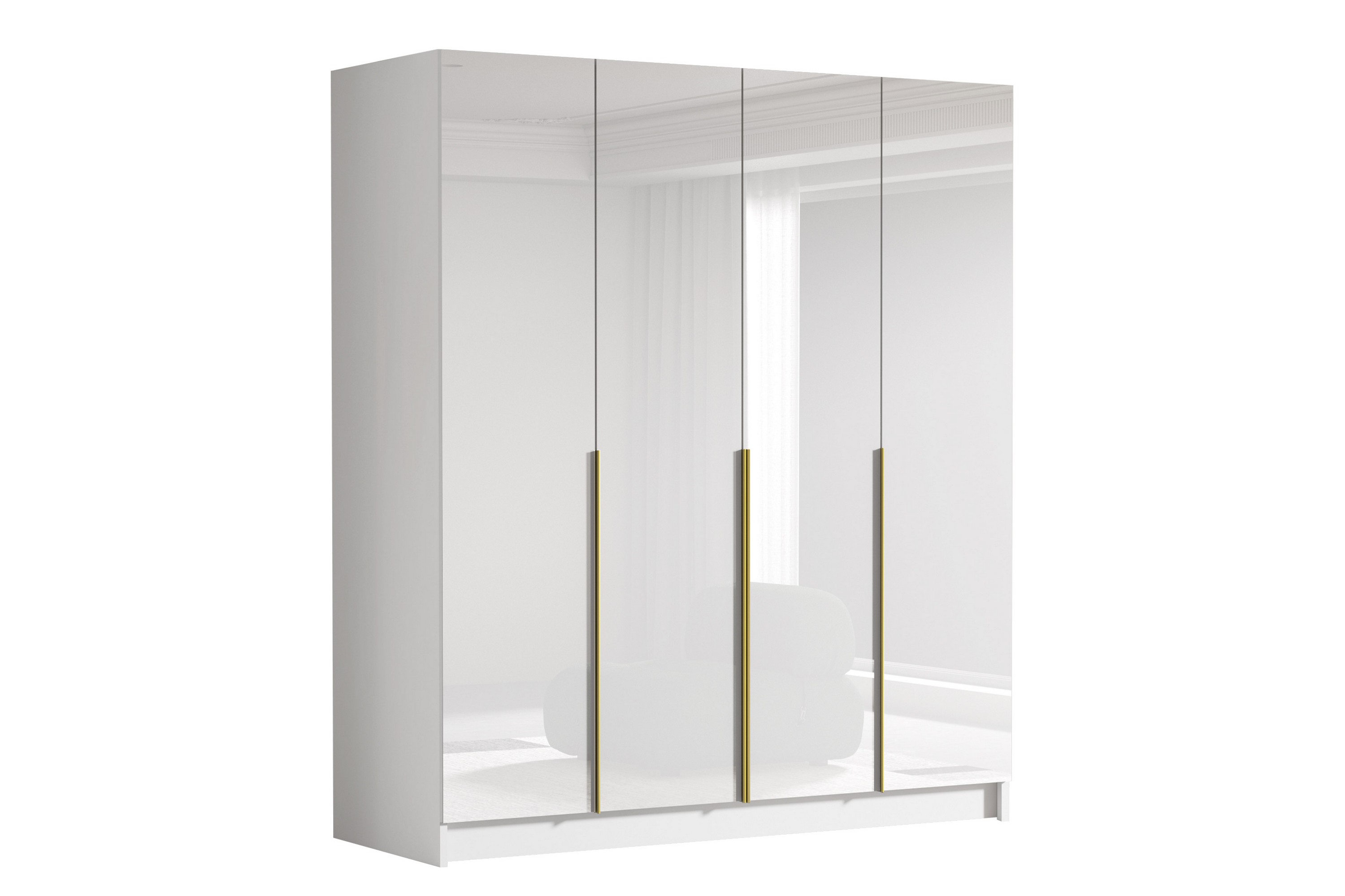 vadstena garderob 200x215 cm - vit