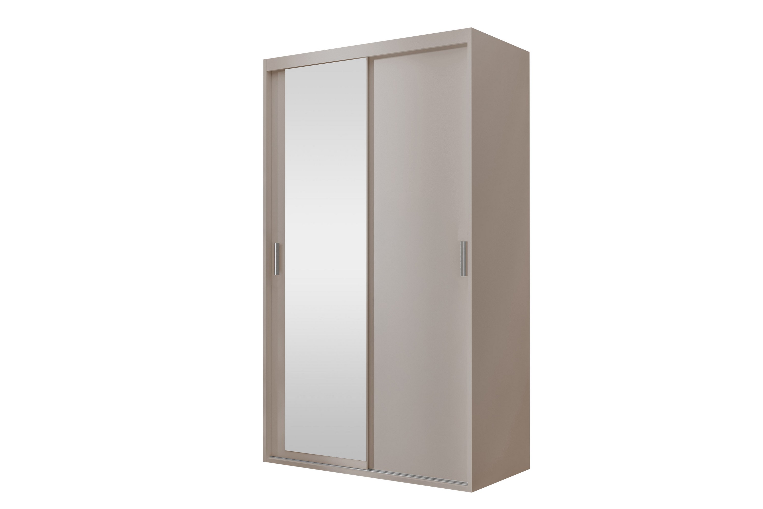 harvinder garderob med spegel 120x205 cm - beige