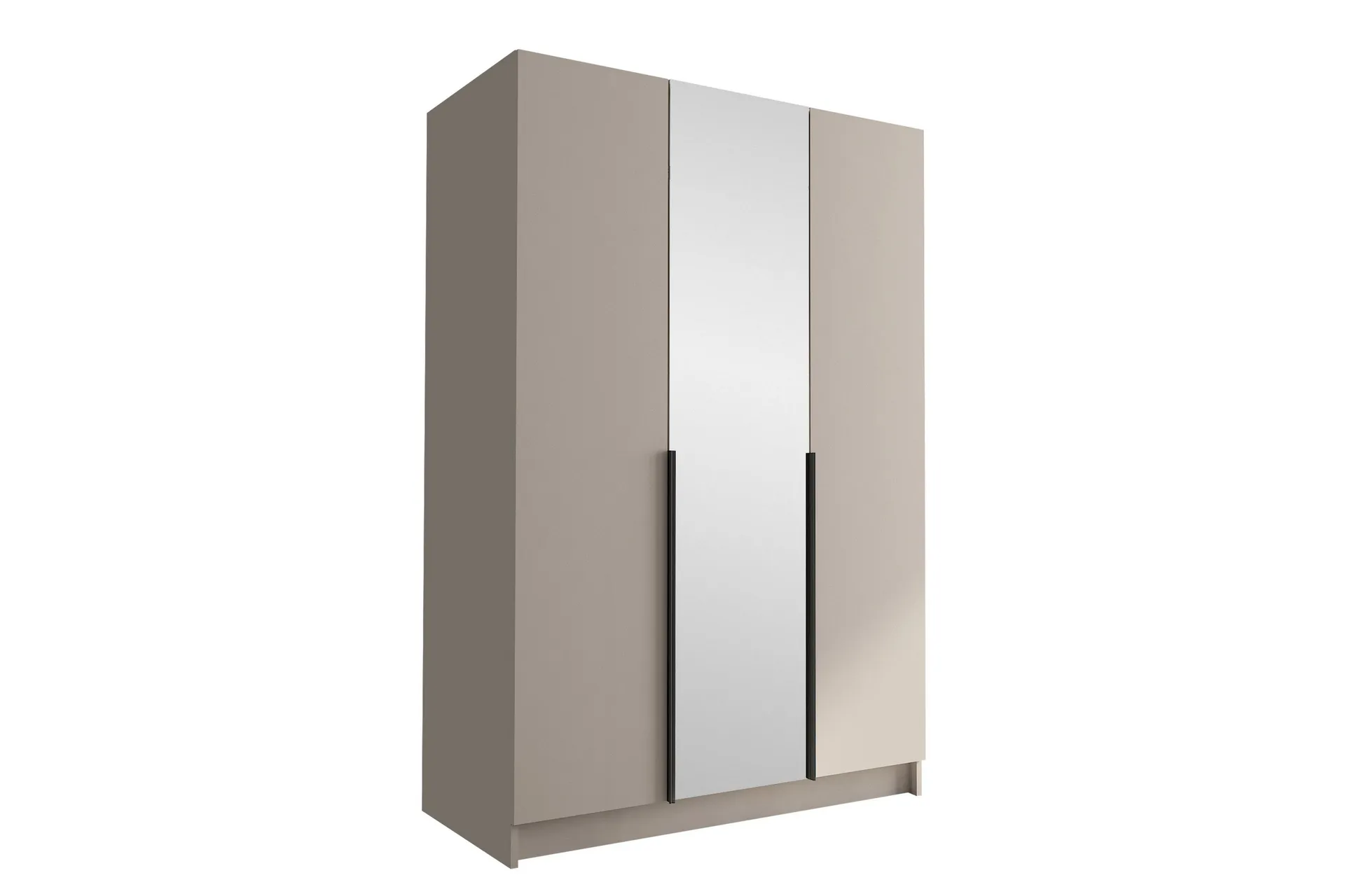 Herrljunga Garderob med Spegel 150 cm - Kashmir/Svart