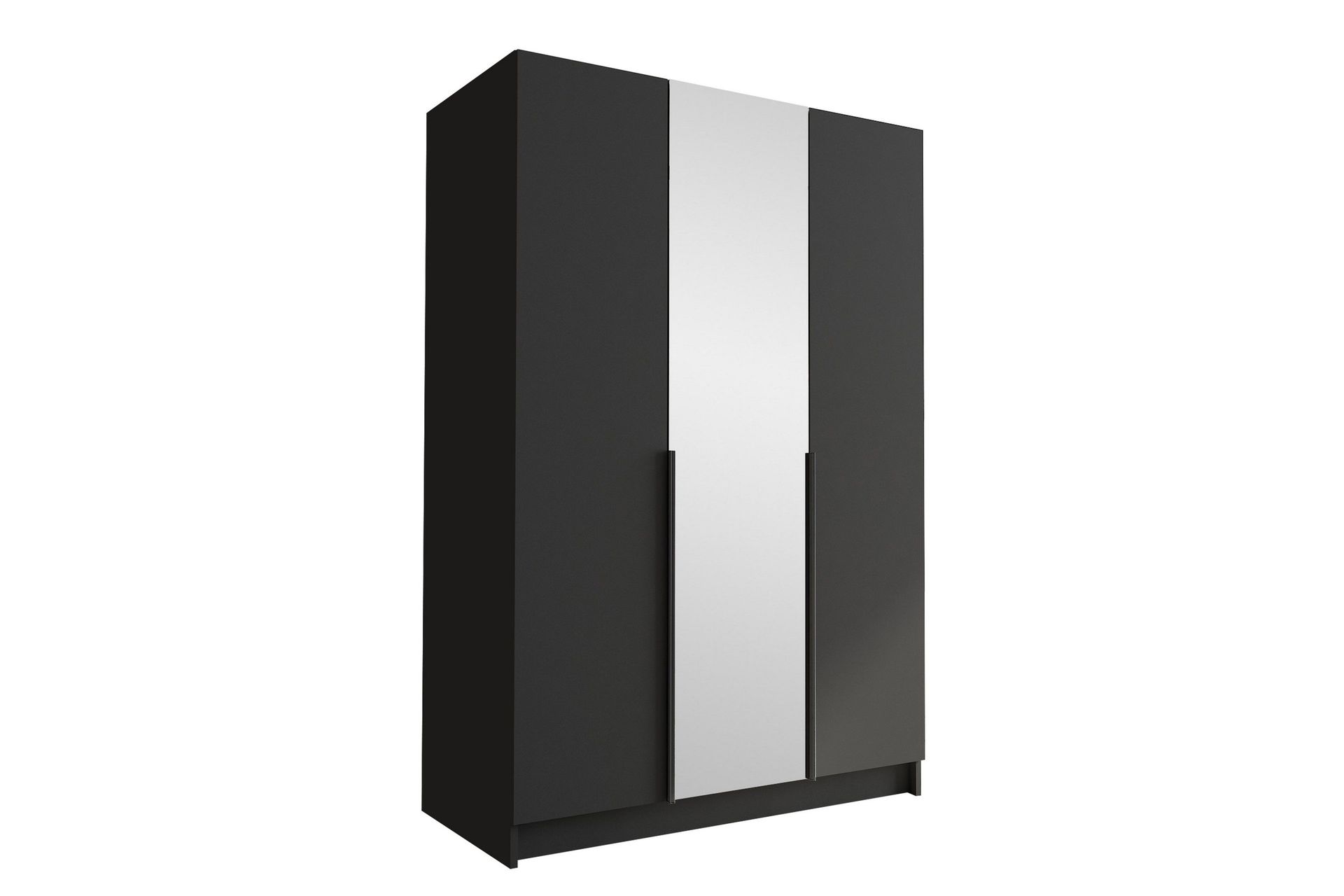 Herrljunga Garderob med Spegel 150 cm - Svart