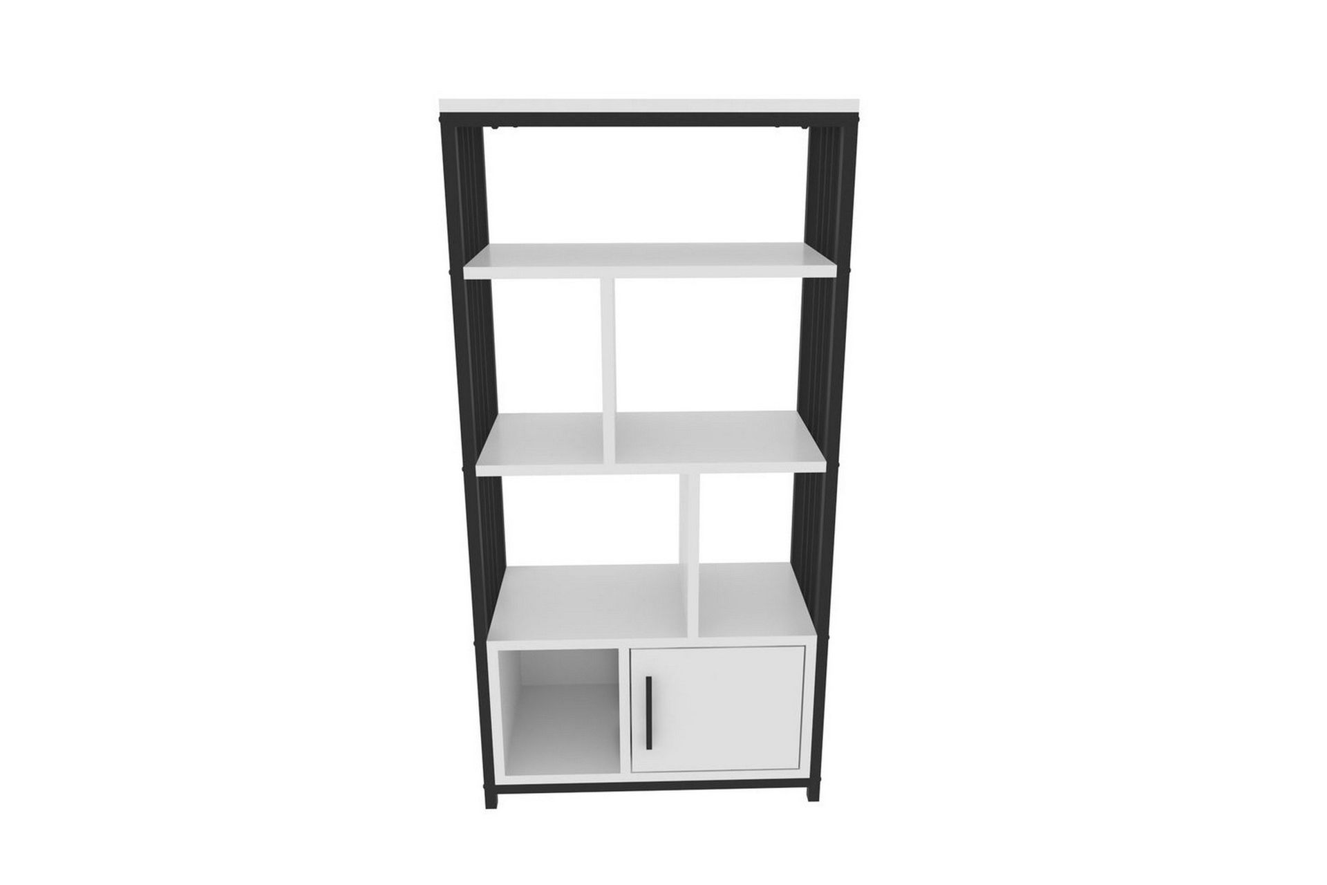 Bokhylla Arven Vit / Svart - Vit / Svart