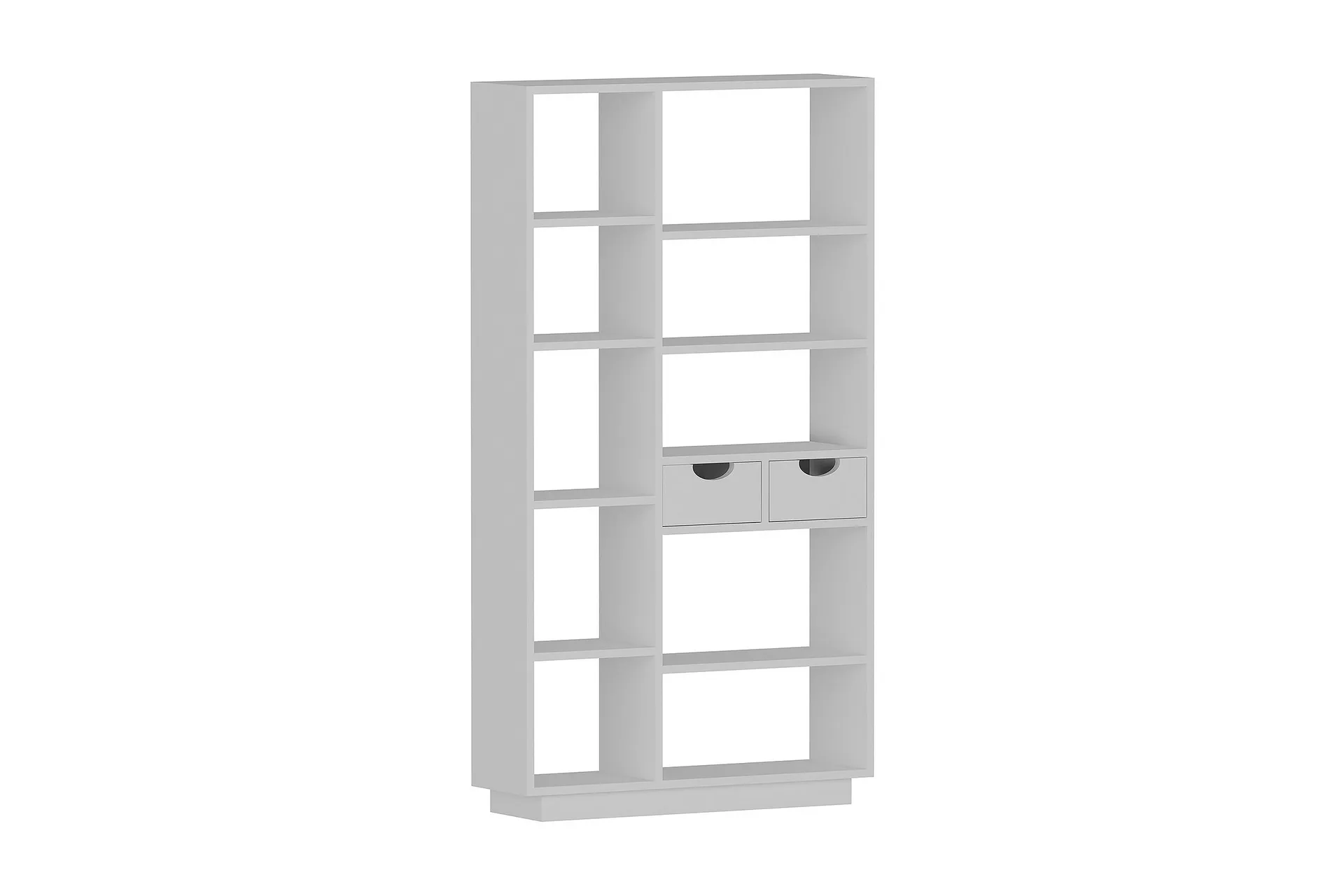 Bokhylla 189x80 cm - Vit