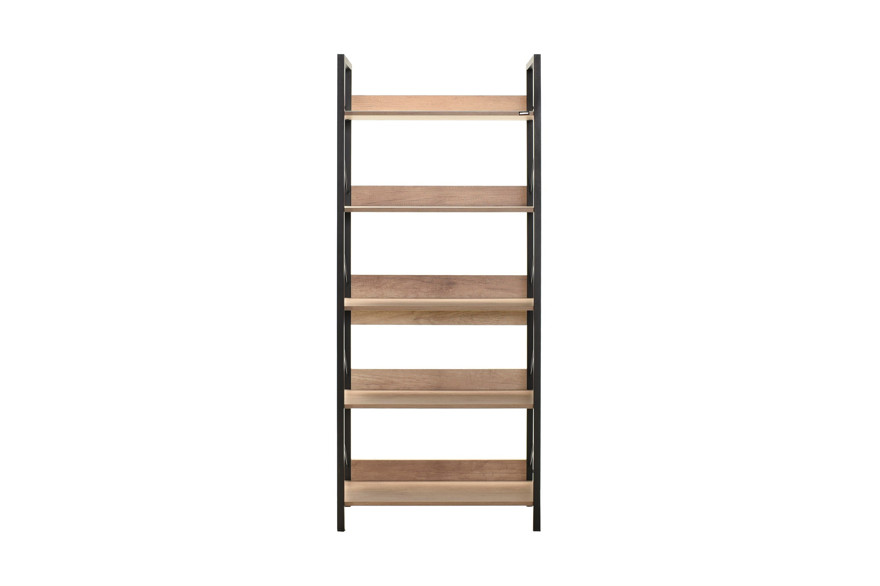 Bokhylla Ajkati 73x35 cm Brun/Svart Hanah Home