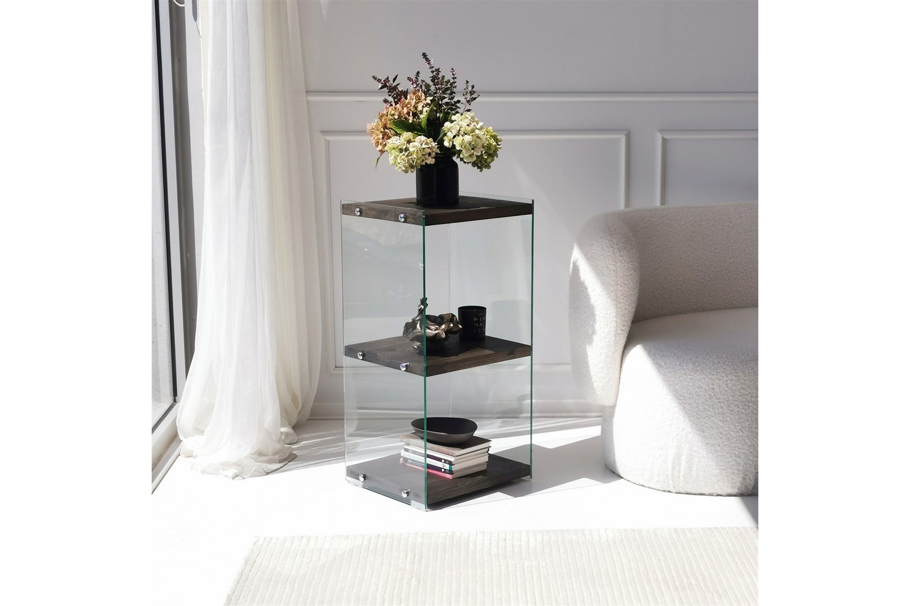 bokhylla banize 40 cm - antracit