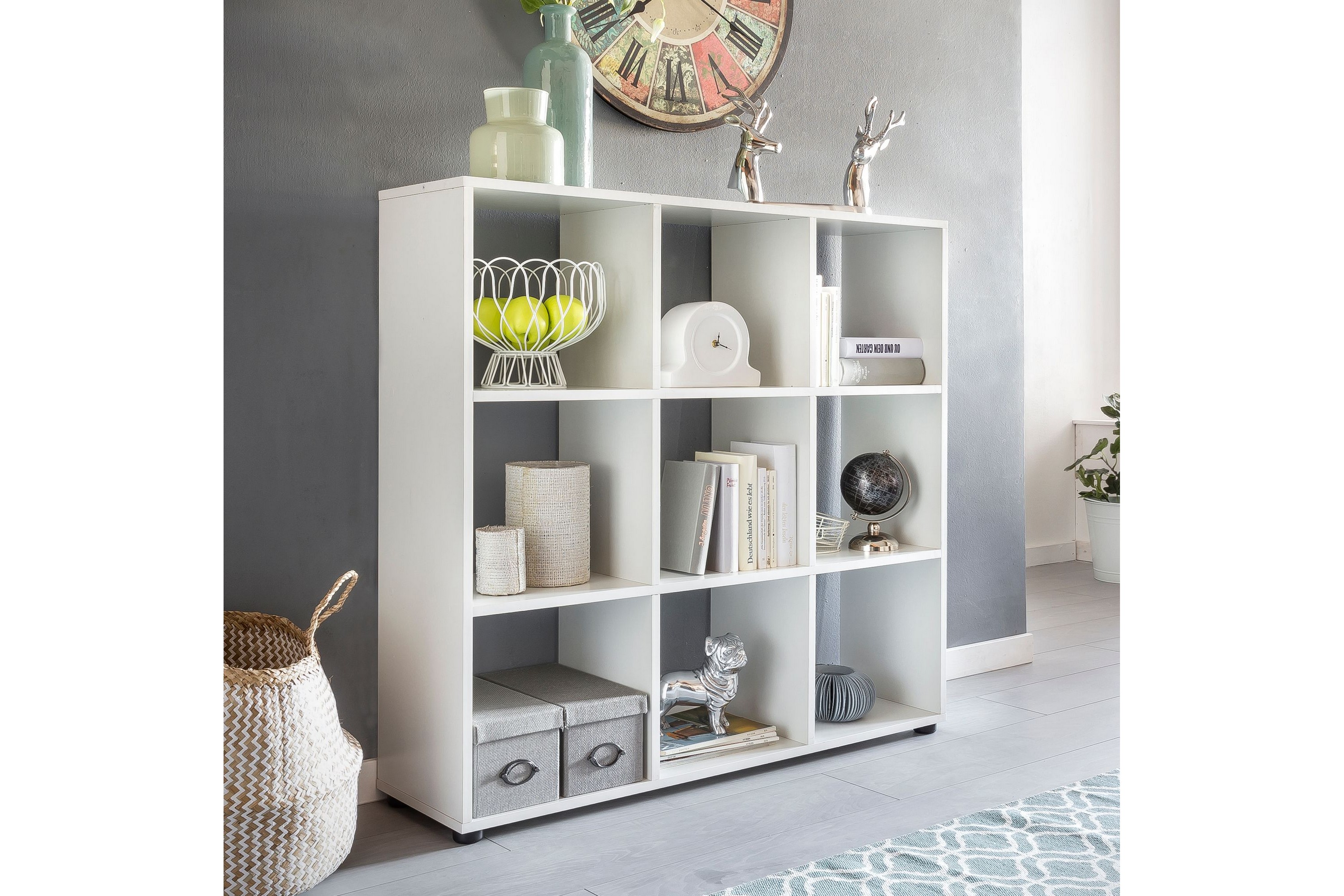 Bokhylla Bolbeck 108x29 cm Vit