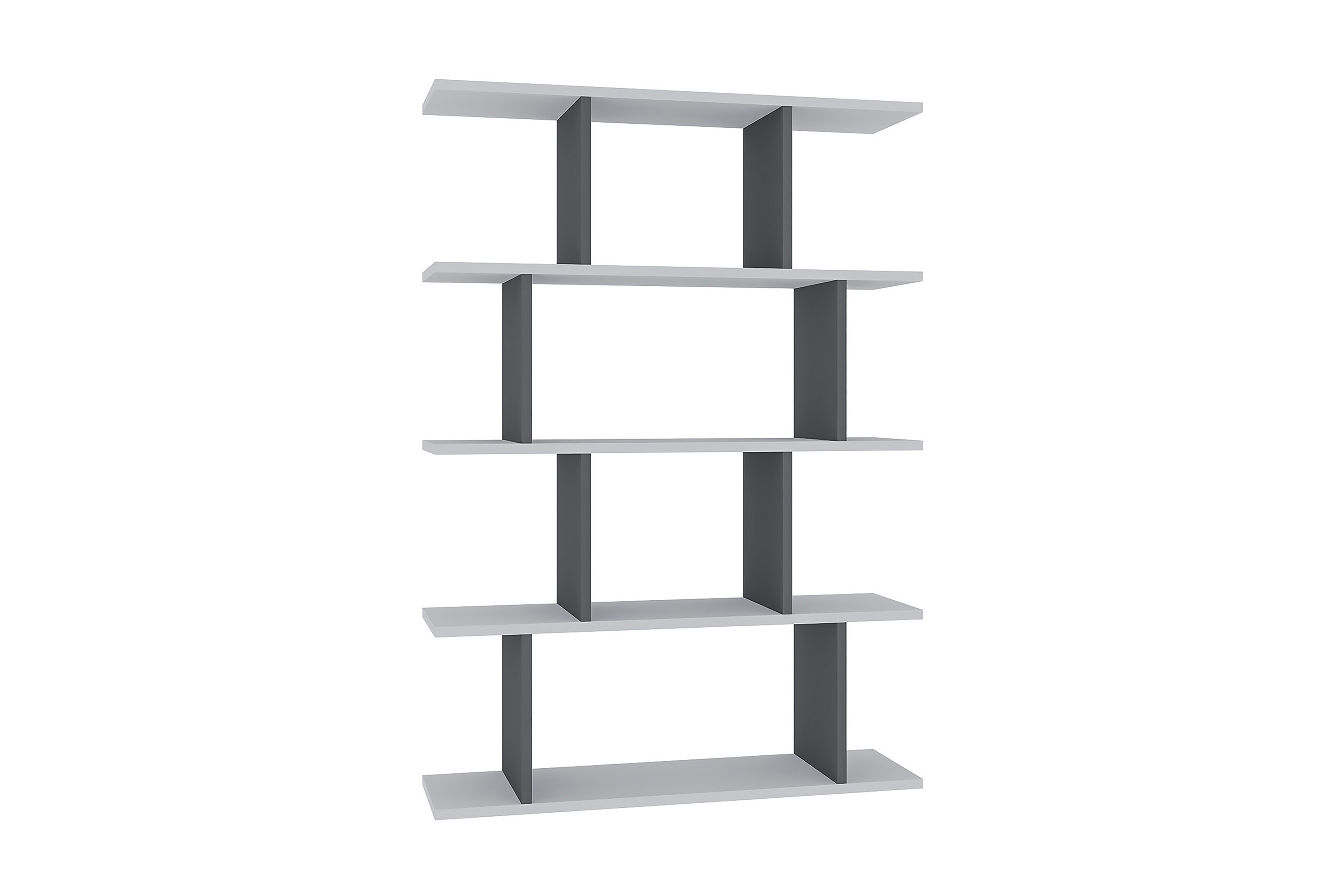 Bokhylla Harmona 90x25 cm Vit/Antracit