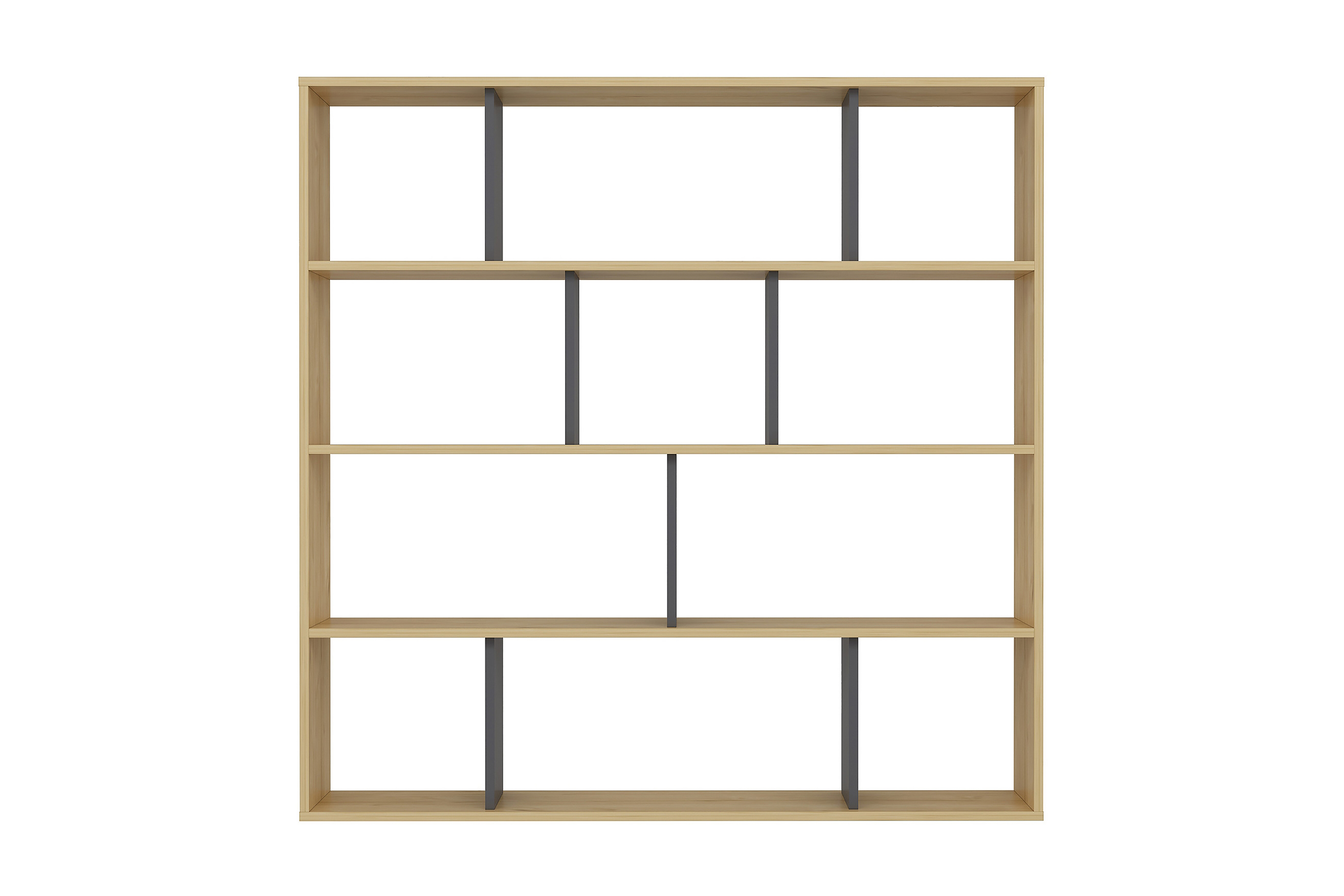 Bokhylla Hodbi 145x25 cm Tränatur/Antracit