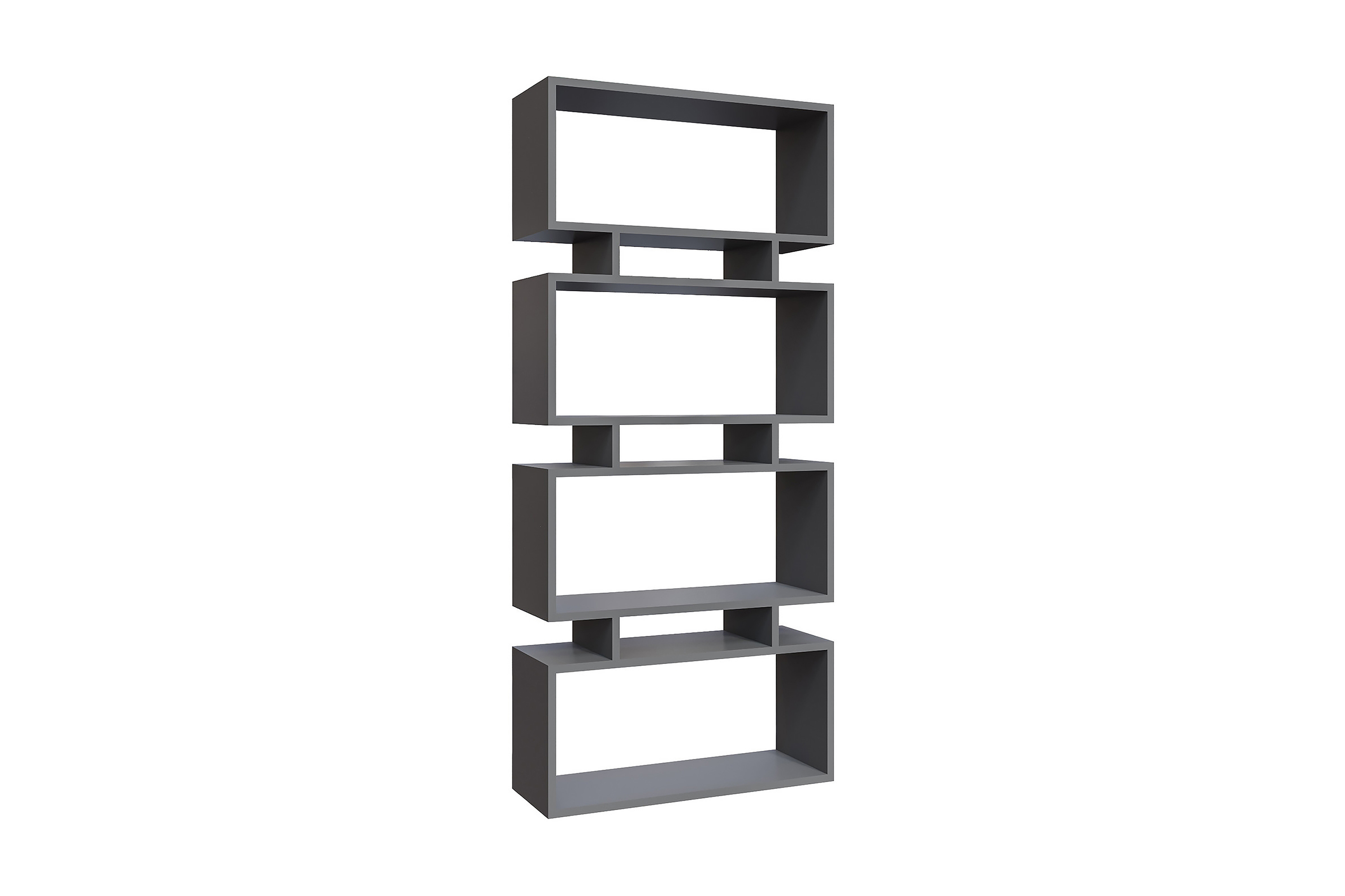 bokhylla leadgate 72x25 cm - antracit