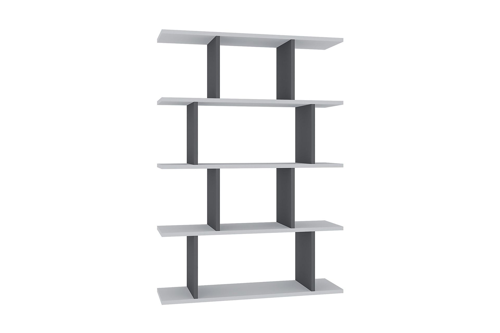 Bokhylla Nachusa Bokhylla 90x25 cm Vit,Antracit -