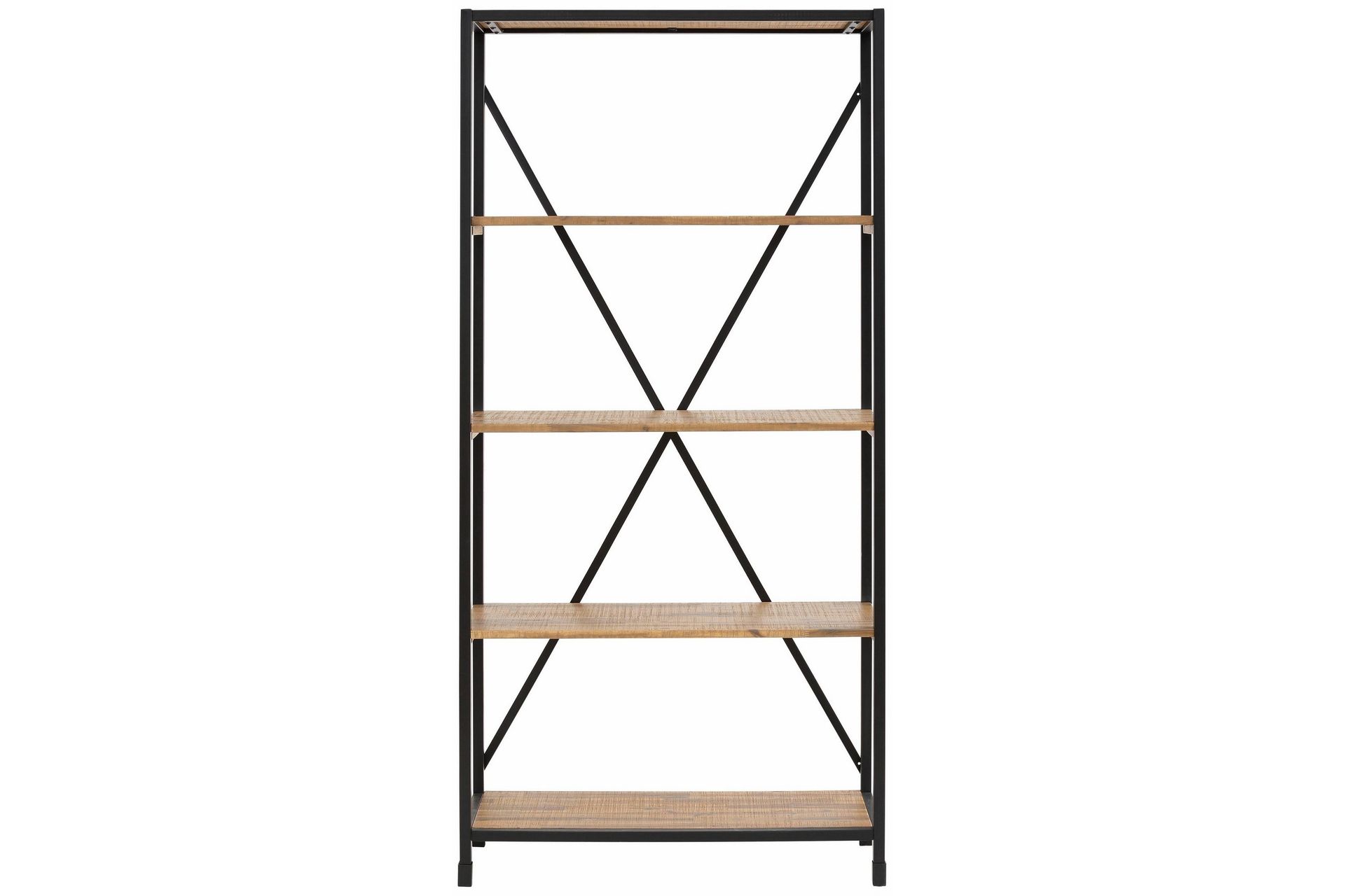 Bokhylla Saigon 90x190 cm - Flerf&auml;rgadAkaciaMetall