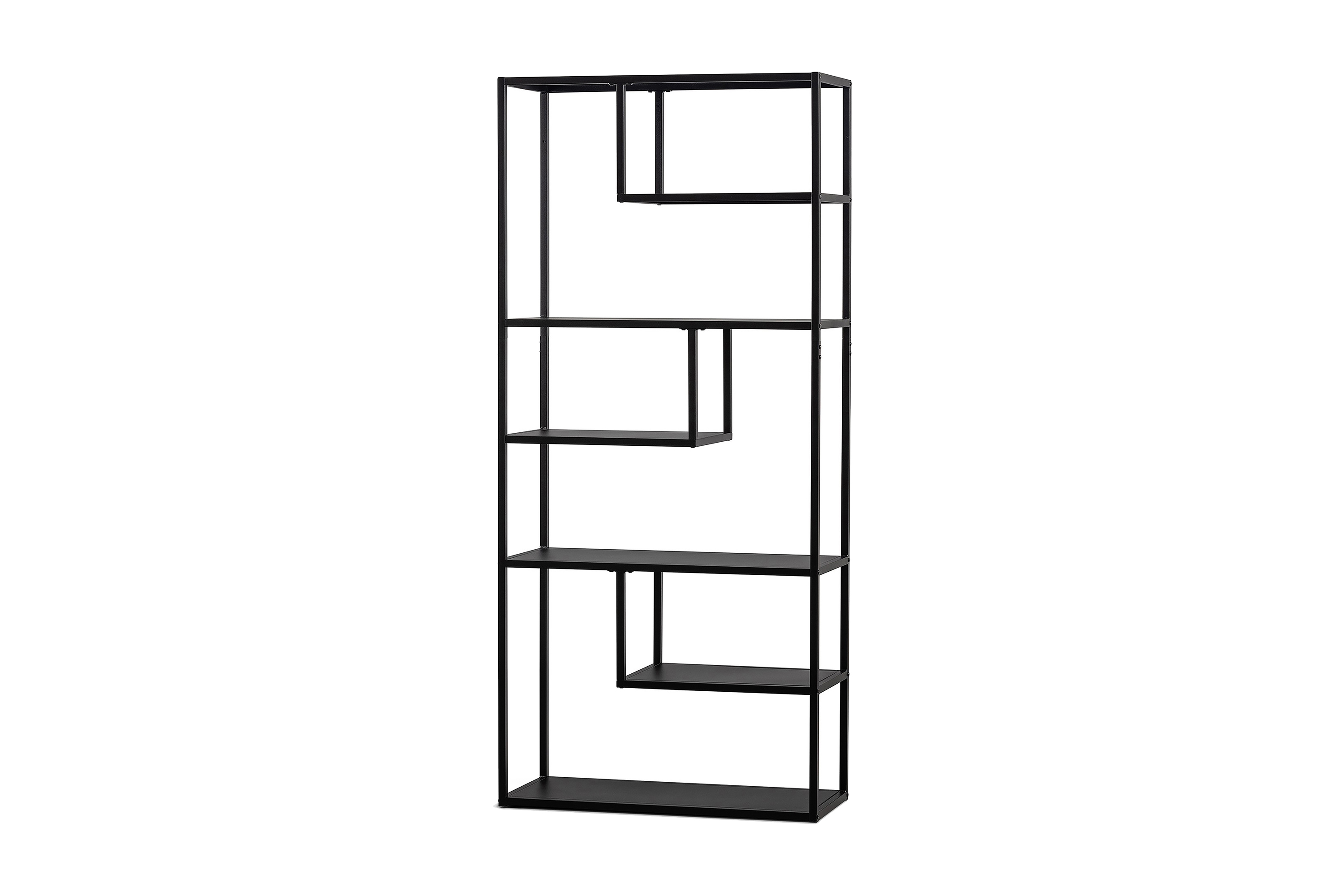 bokhylla talako 35x85 cm - svart