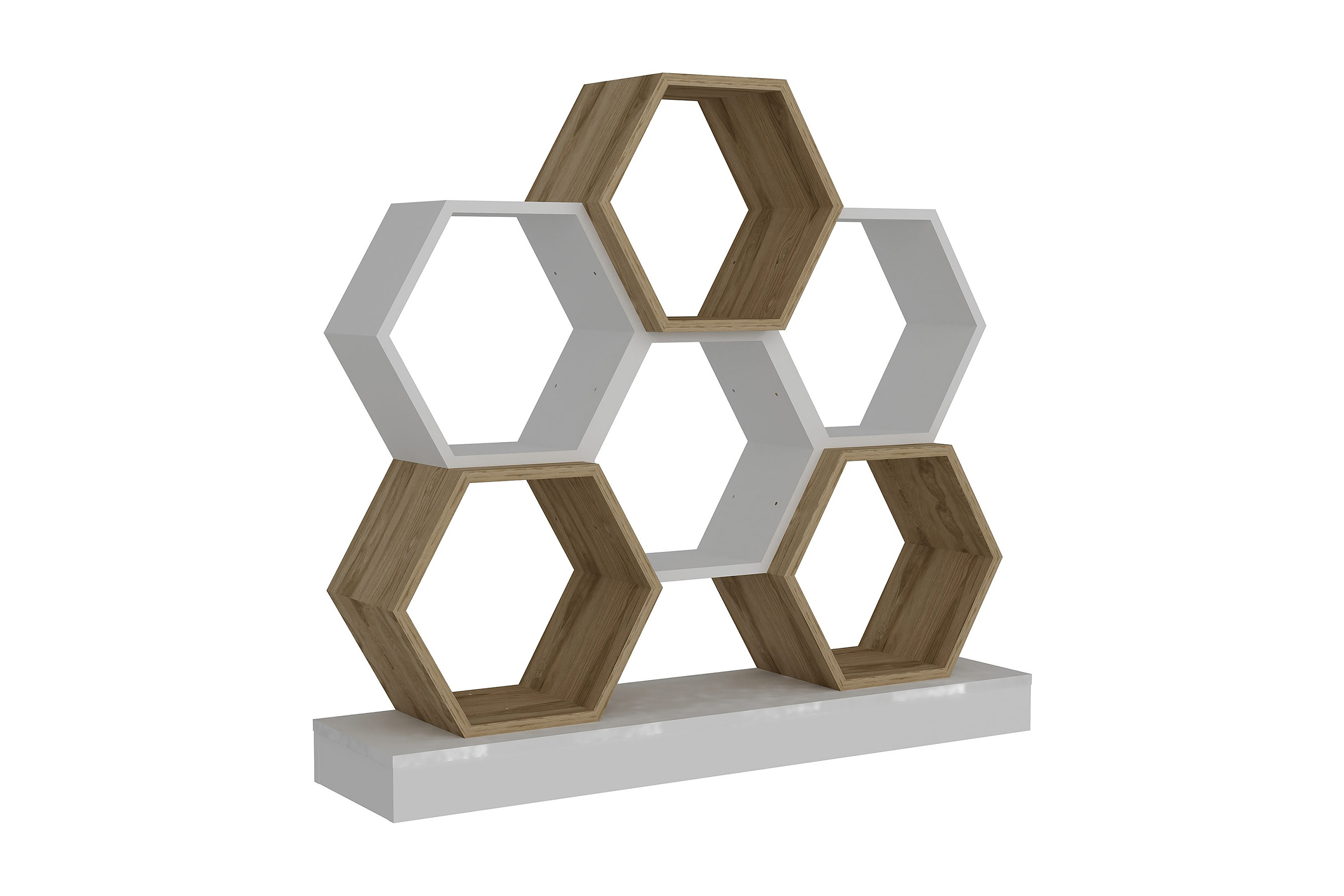 bokhylla urgby 120x109 cm - vit