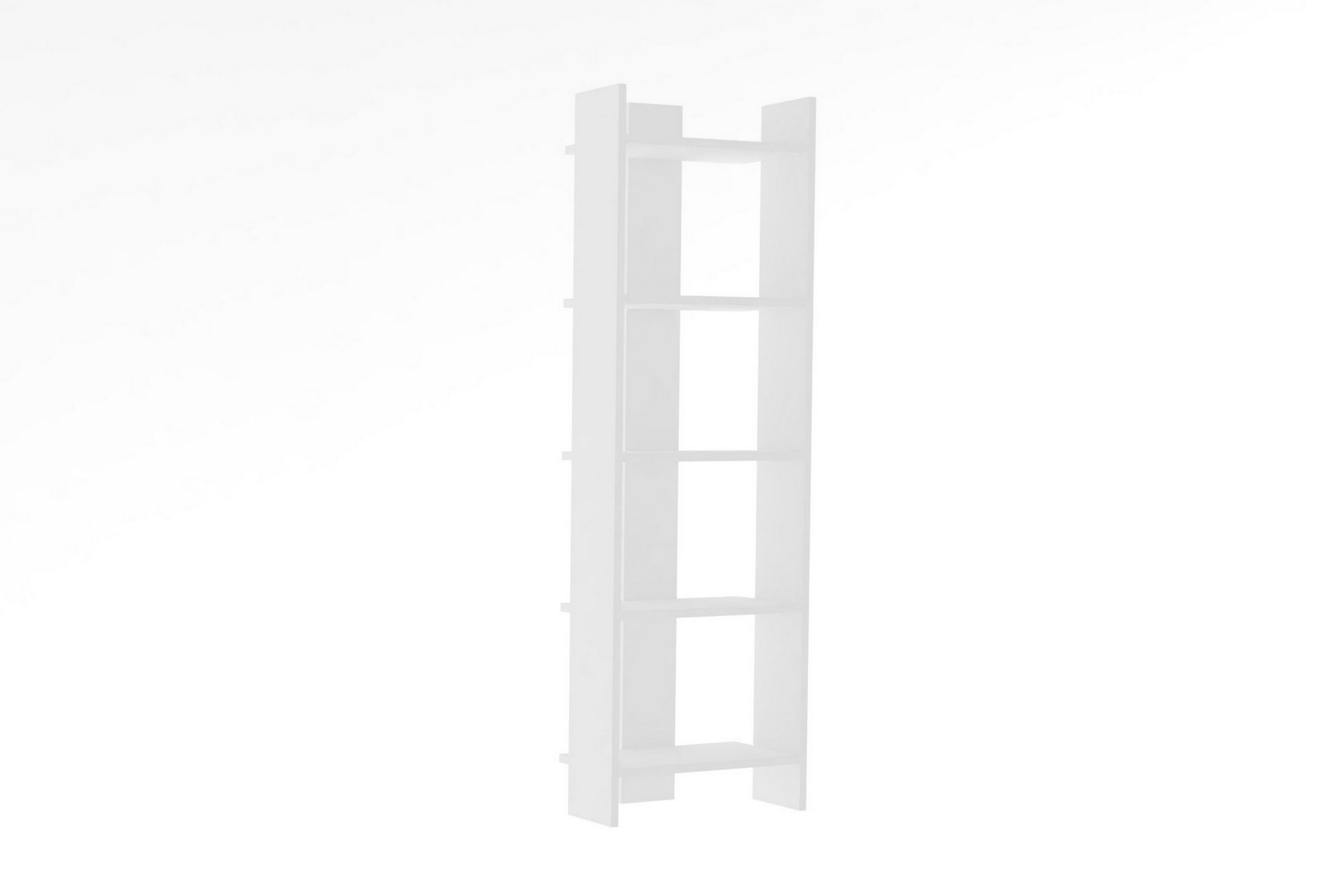 bokhylla violaceae 52,4x149 cm - vit