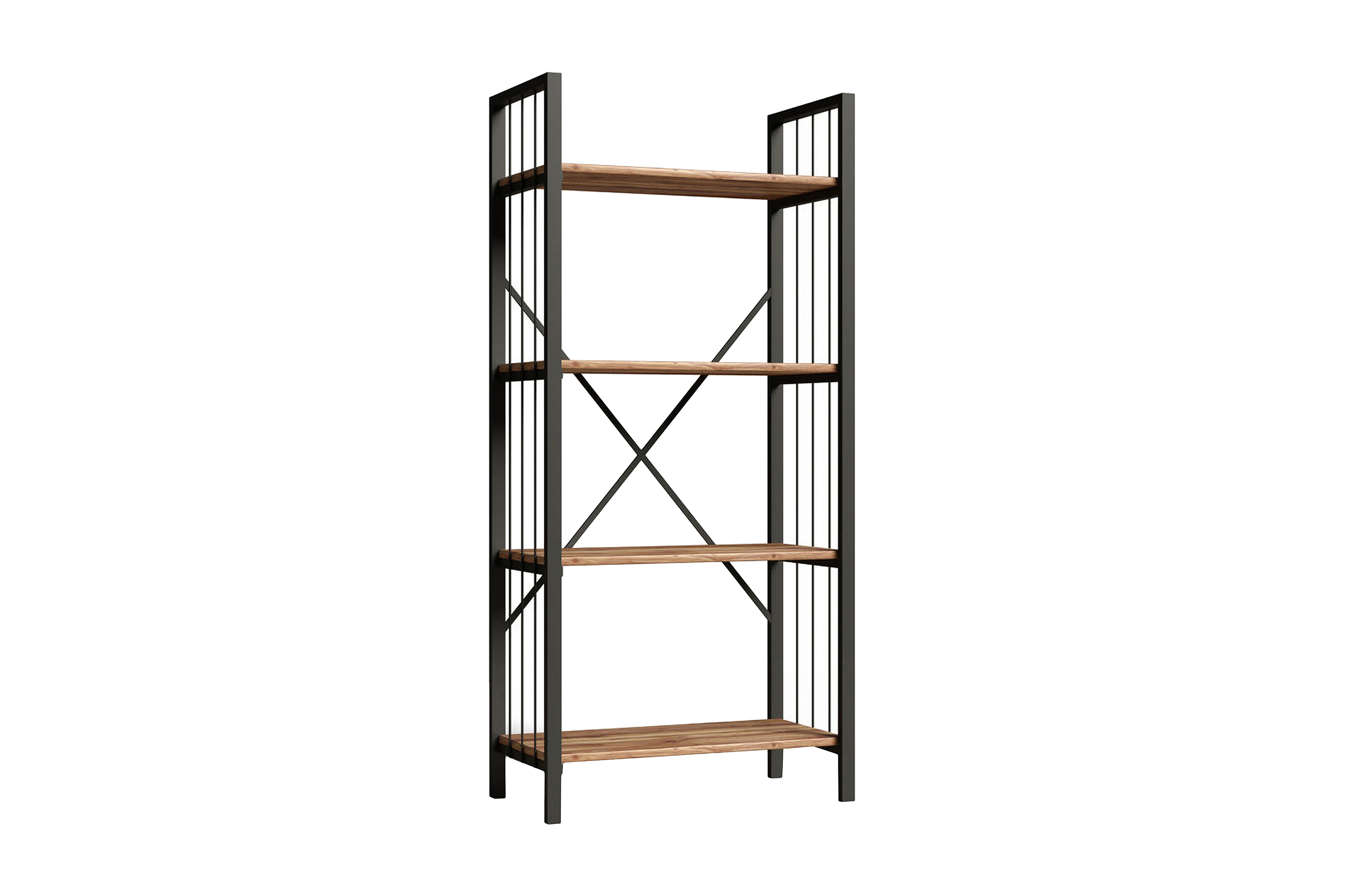 bokhylla zakkum 60x150 cm - svart