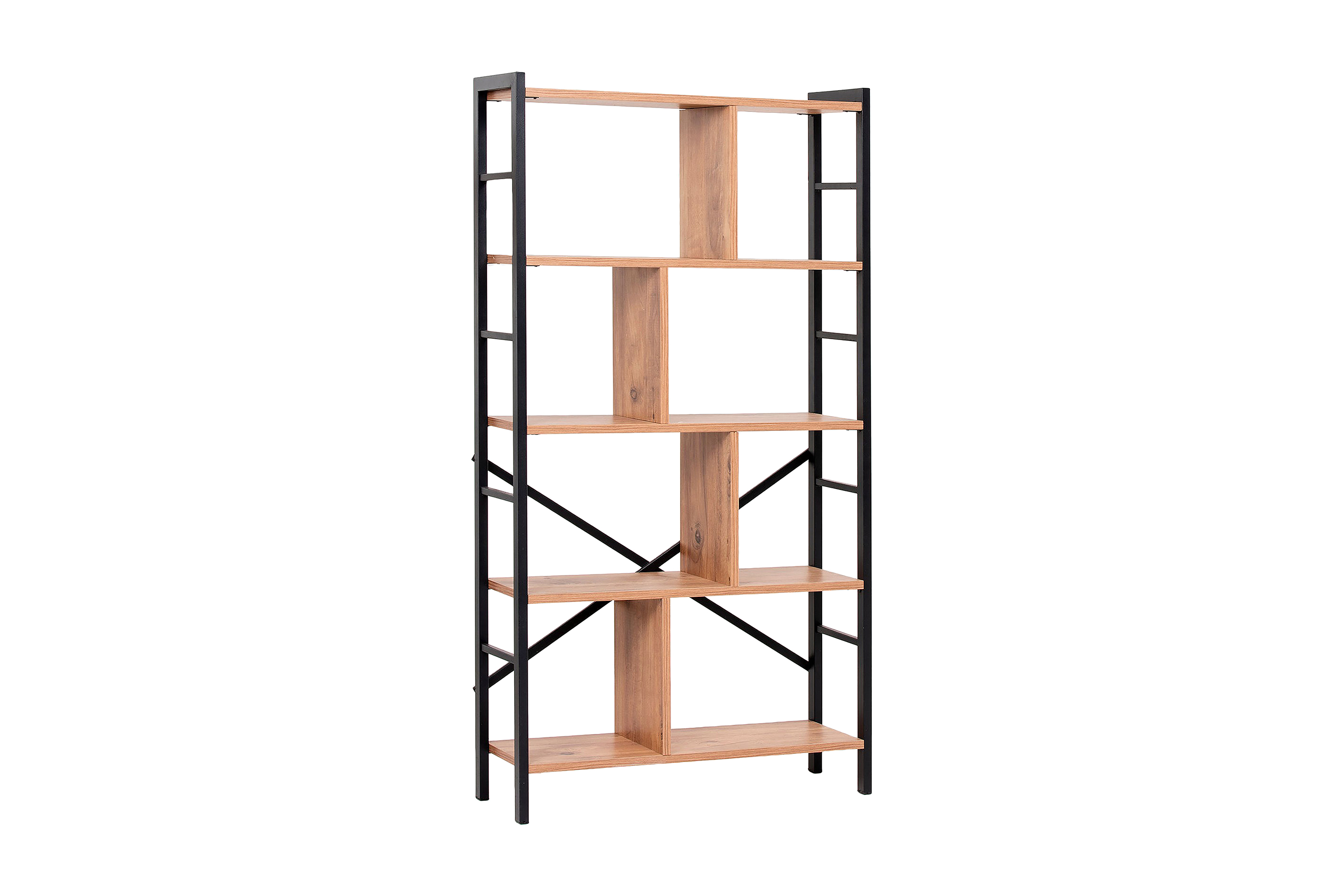 Bokhylla Zakkum 78x150 cm Brun