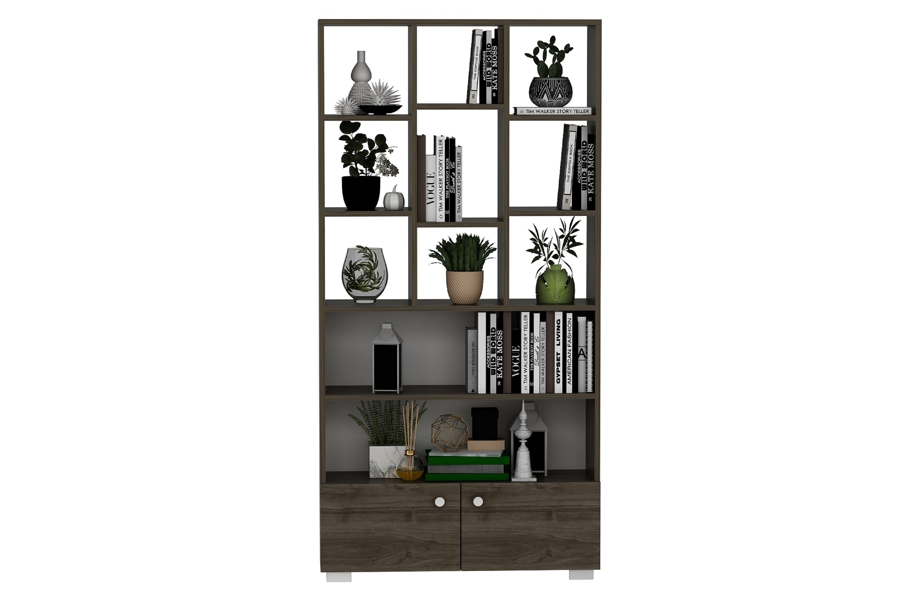 Bokhylla Penguen 93,6x29,6 cm Brun Hanah Home