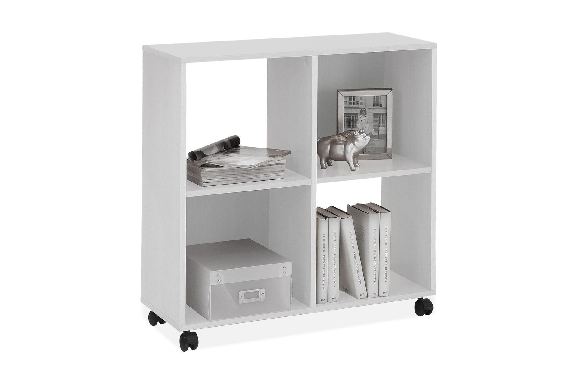 cragg hylla 72 cm - vit