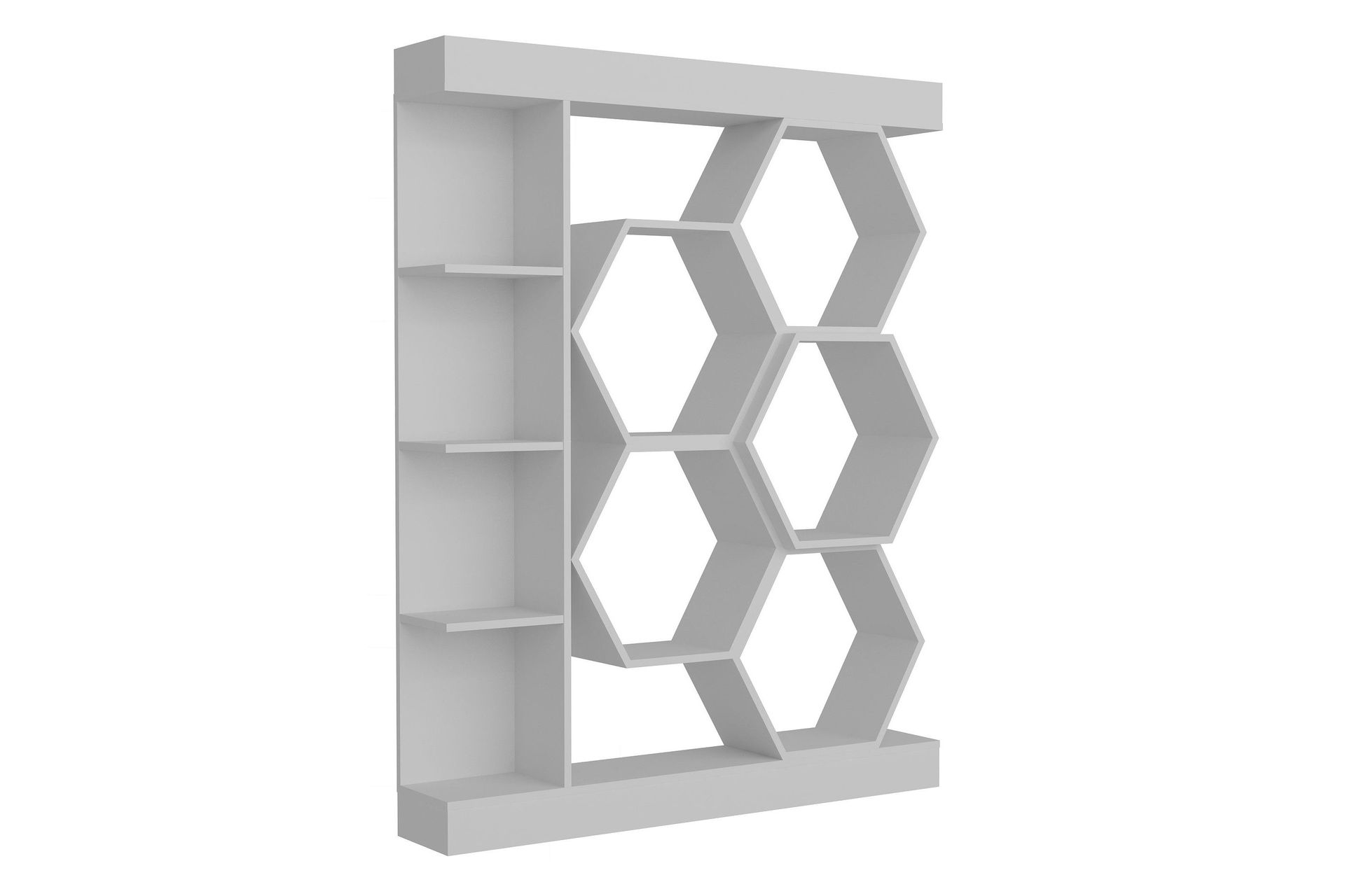 Desgrar Bokhylla 140x177,4 cm - Vit