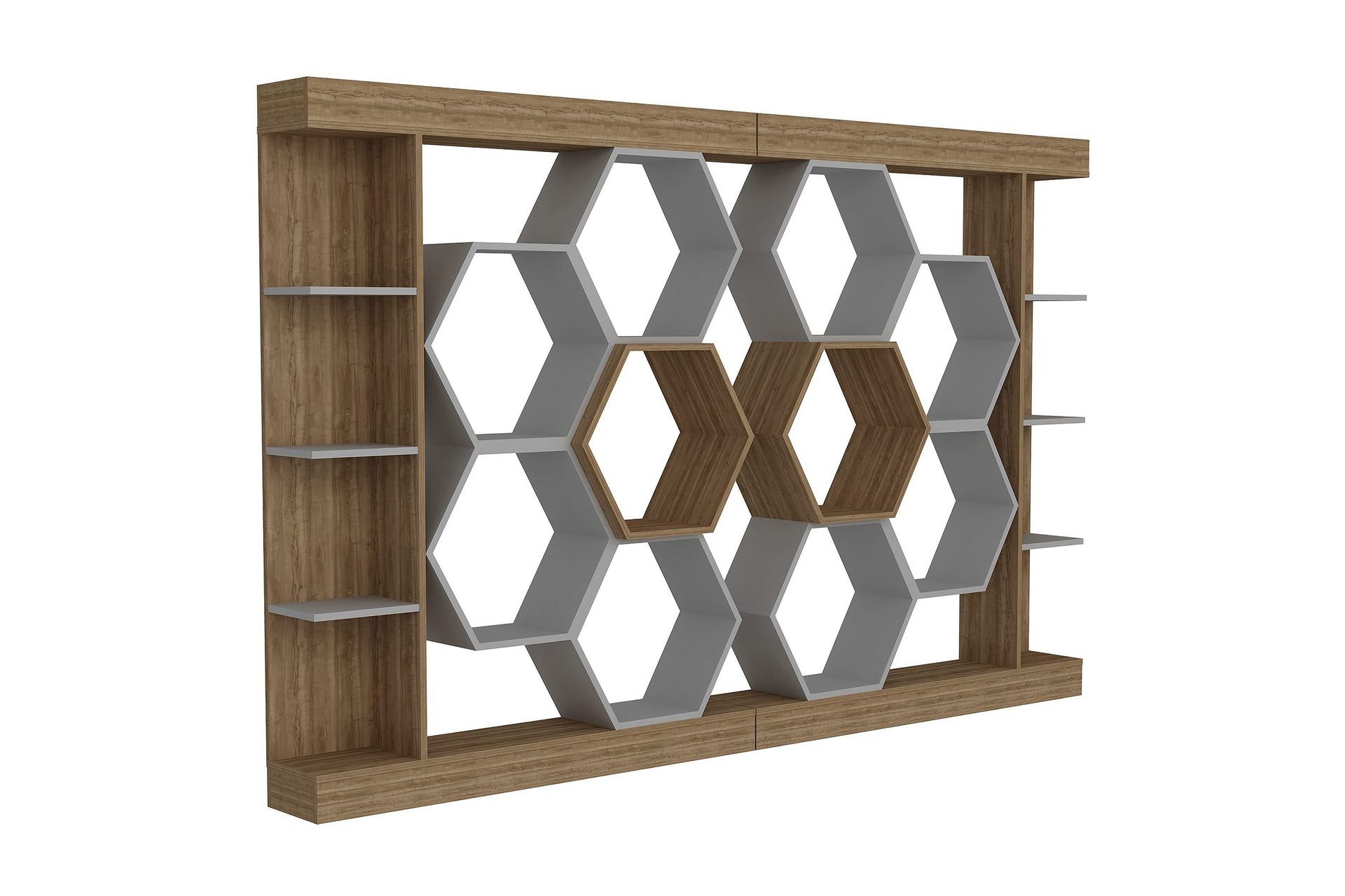 Desgrar Bokhylla 140x177,4 cm - Vit