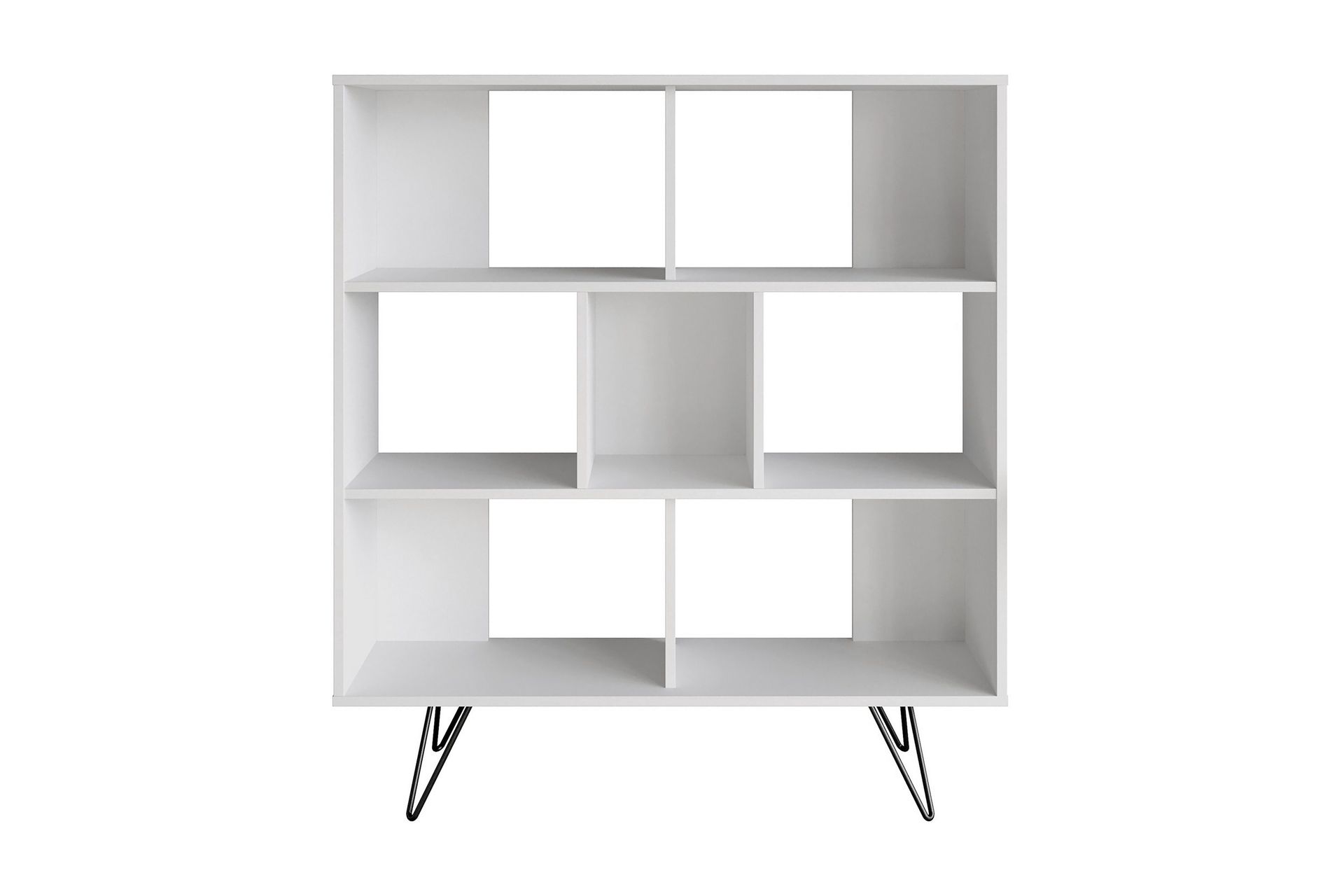 frascone bokhylla 120x30 cm 4 hyllor - vit