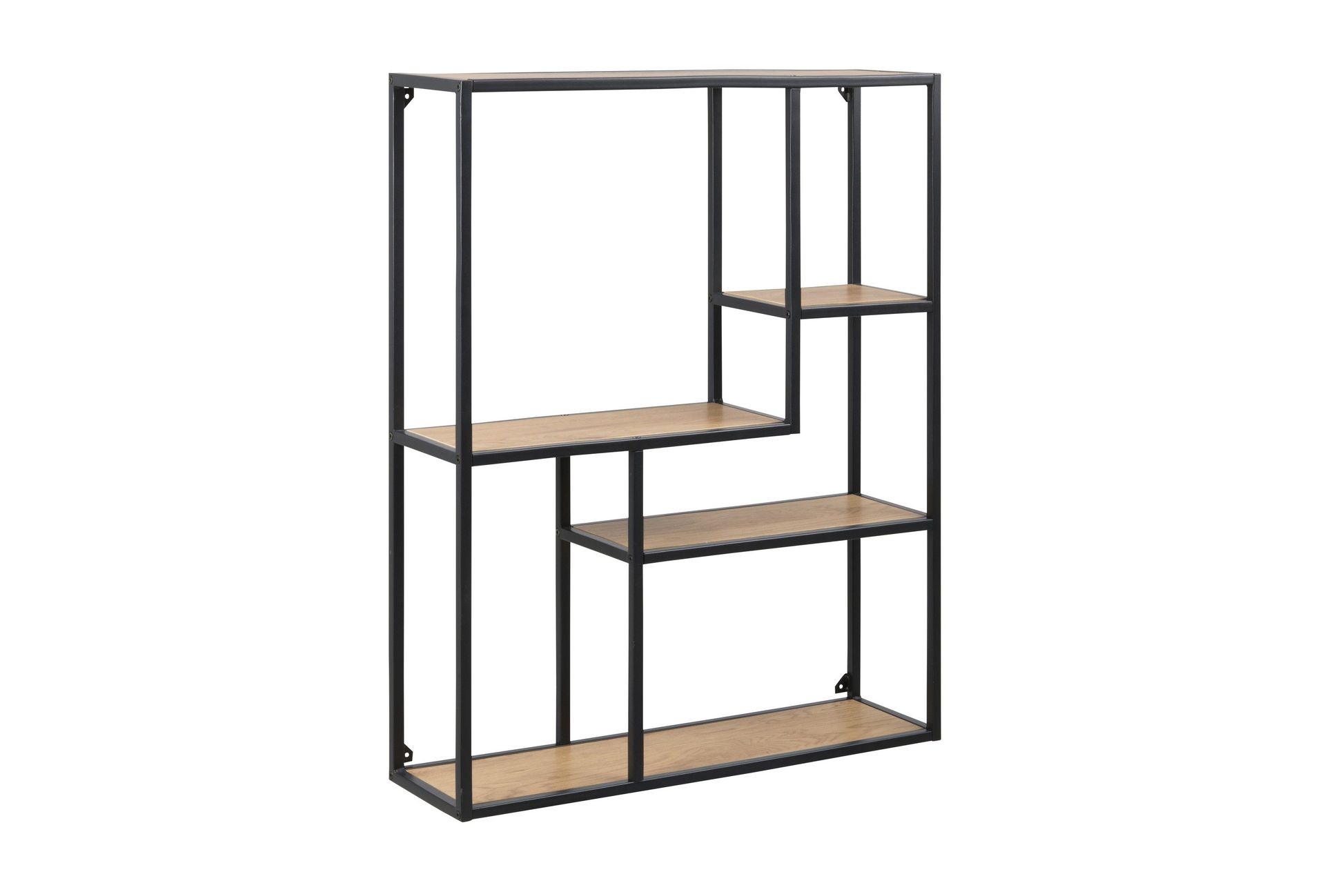 Hasslevik Bokhylla 75 cm - Vildek/Svart