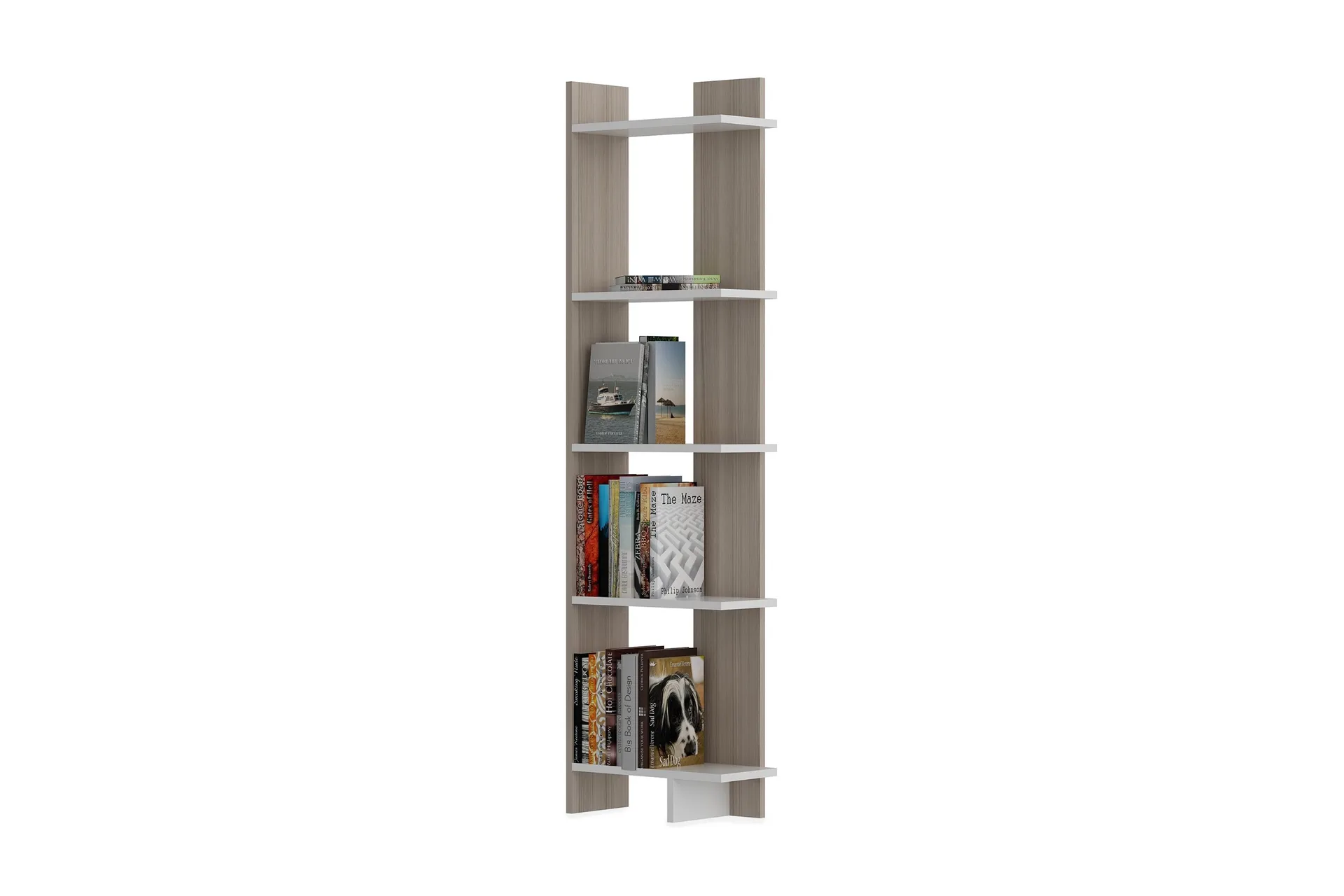 Hejde Bokhylla 22 cm - Vit