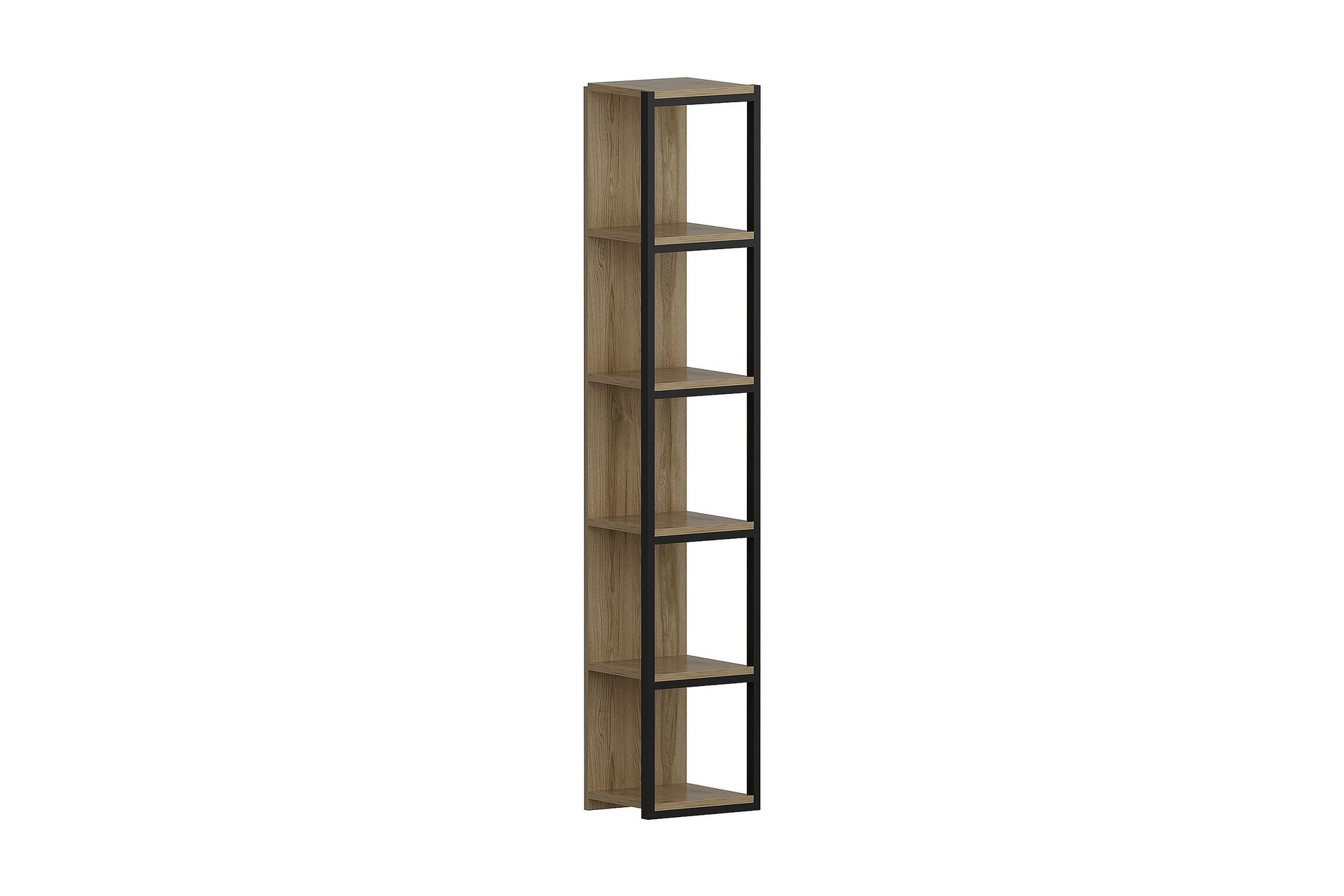 Hejde Bokhylla 34 cm - Brun/Svart
