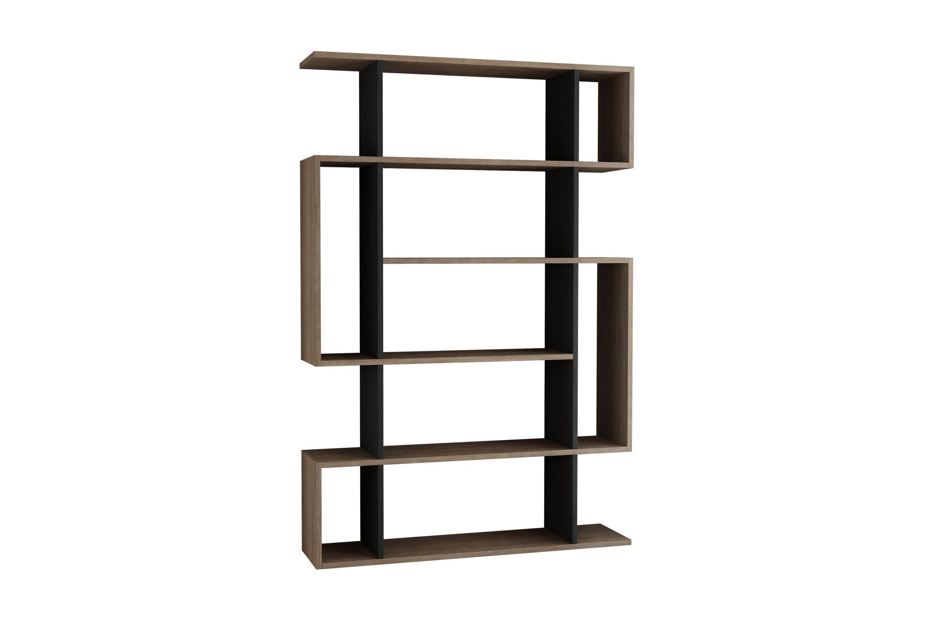 Homitis Bokhylla - M&ouml;rkgr&aring;/Tr&auml;