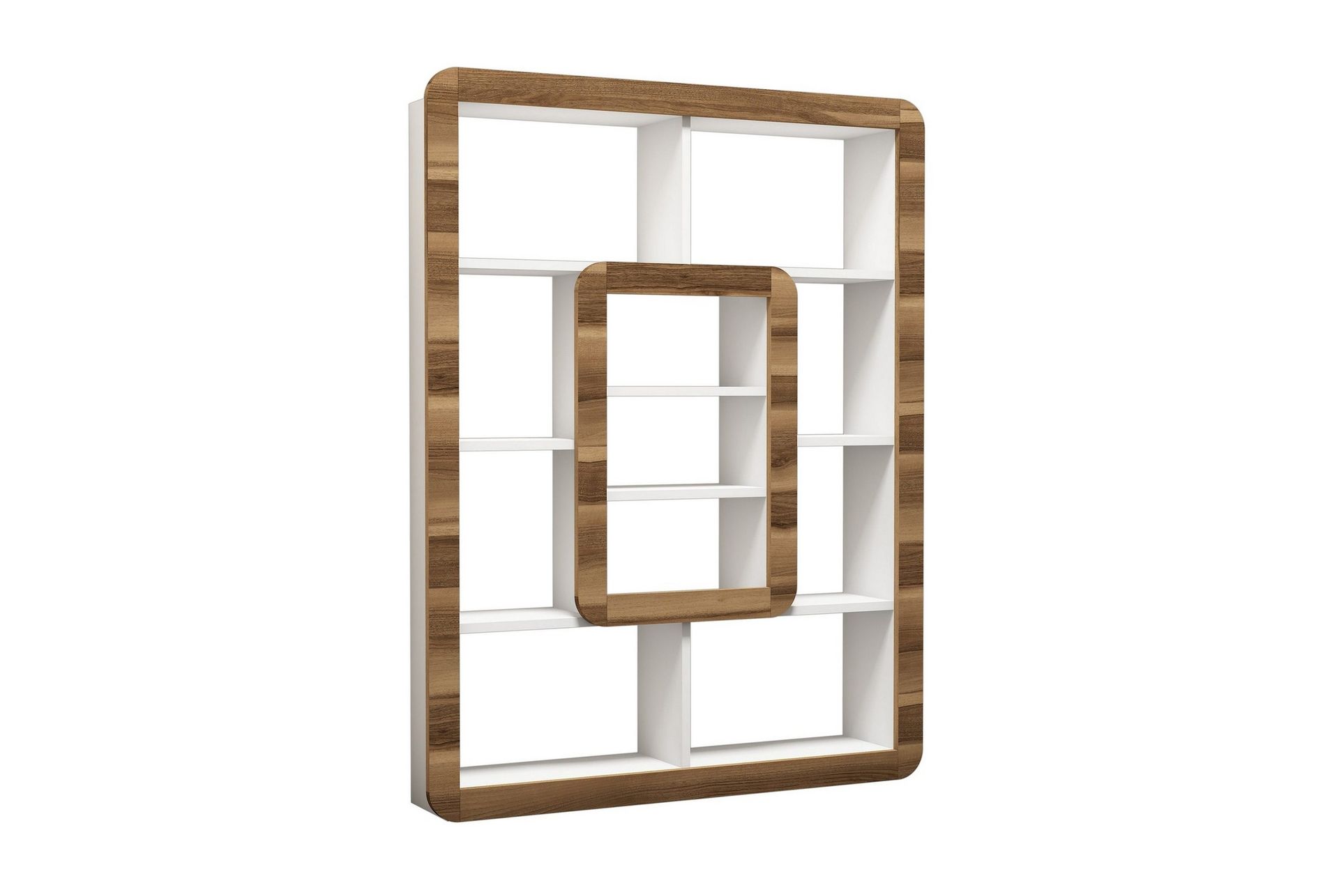 Hovdane Bokhylla 109 cm - Vit/Brun