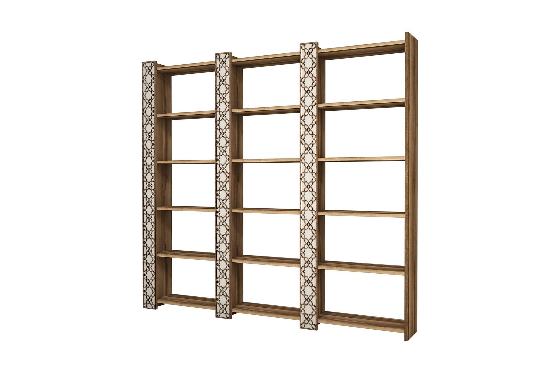 Hovdane Bokhylla 184 cm - Brun/Vit