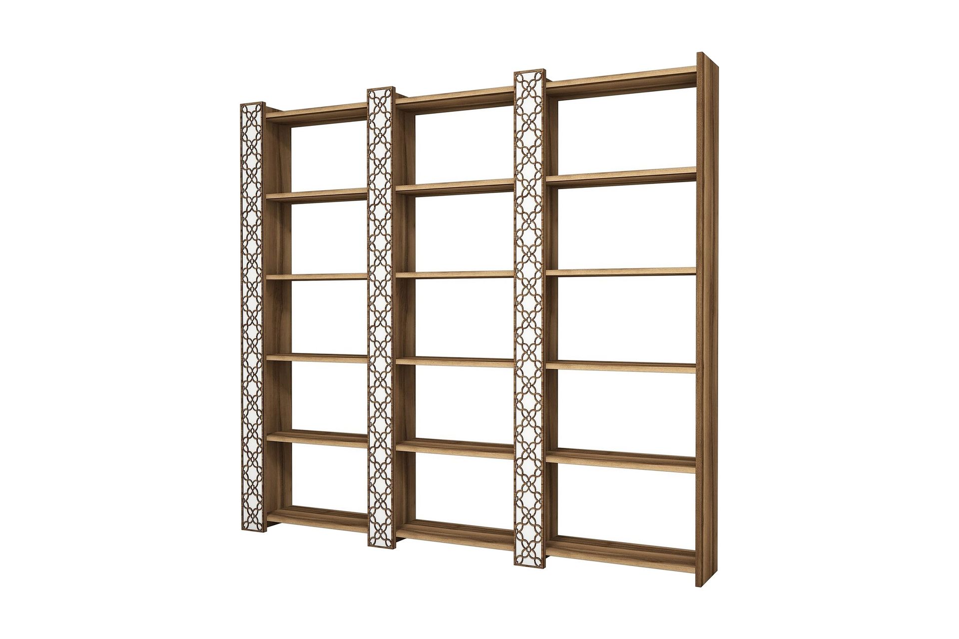 Hovdane Bokhylla 184 cm - Brun/Vit