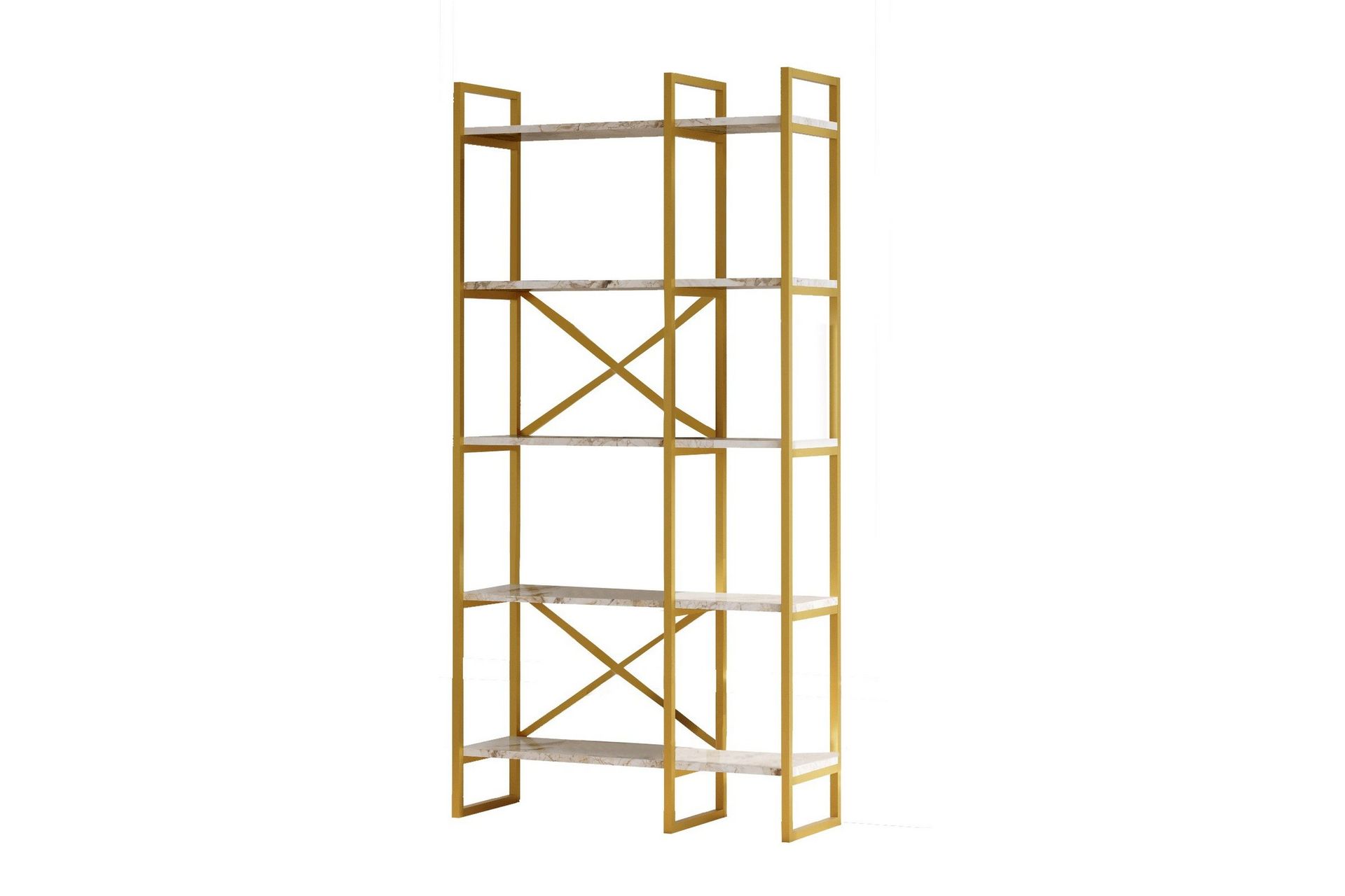 Kerakeha Bokhylla 87,5x30 cm Guld - Hanah Home