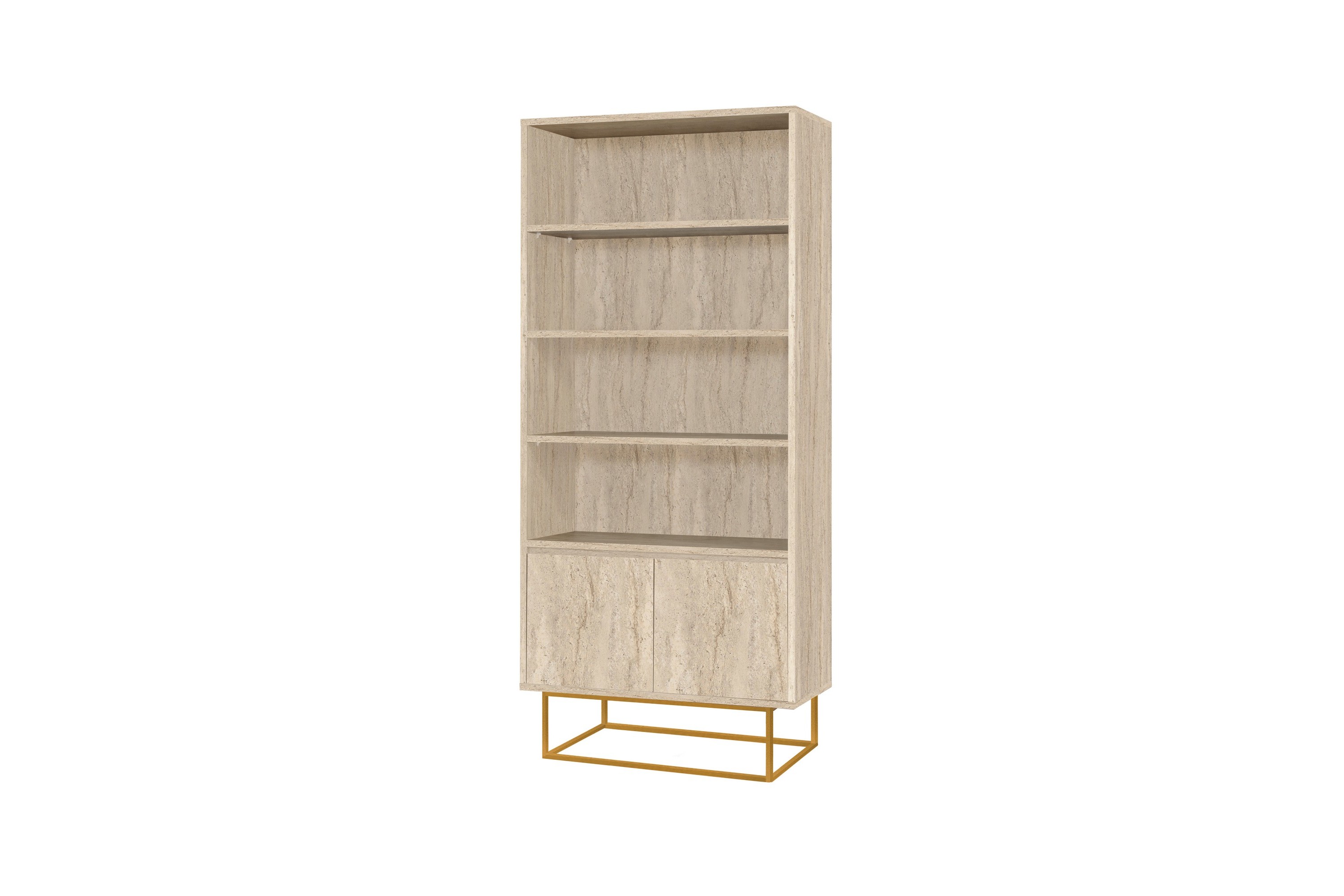 Bokhylla Laxus 80 cm Beige
