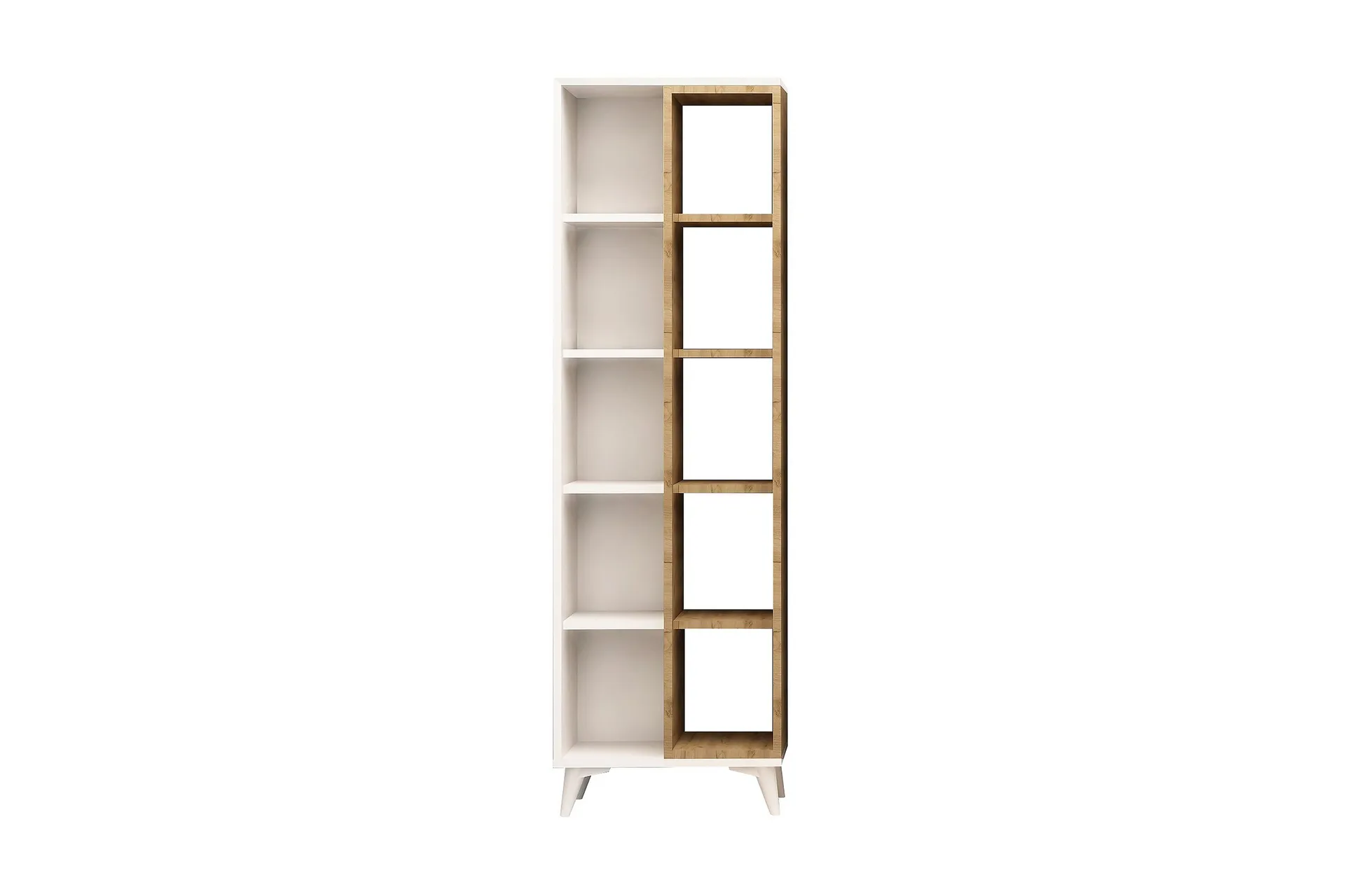 Mod Design Bokhylla - Vit/Tr&auml;