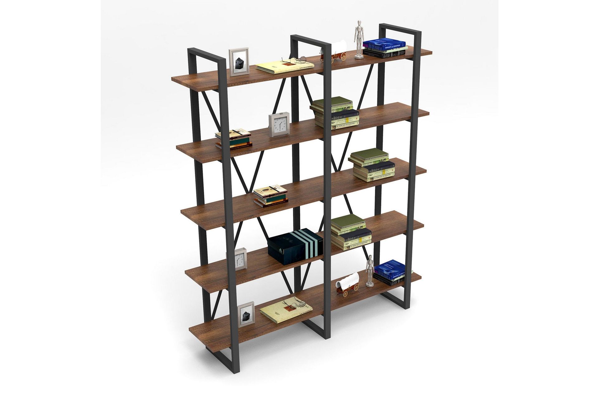 Numandro Bokhylla 34x155 cm - Teak