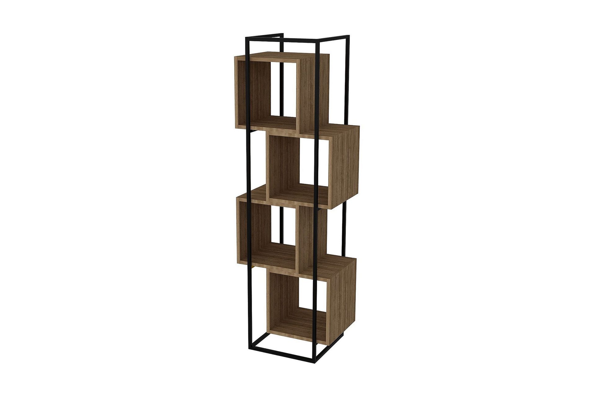 Tosches Bokhylla 52 cm - Valn&ouml;tSvart