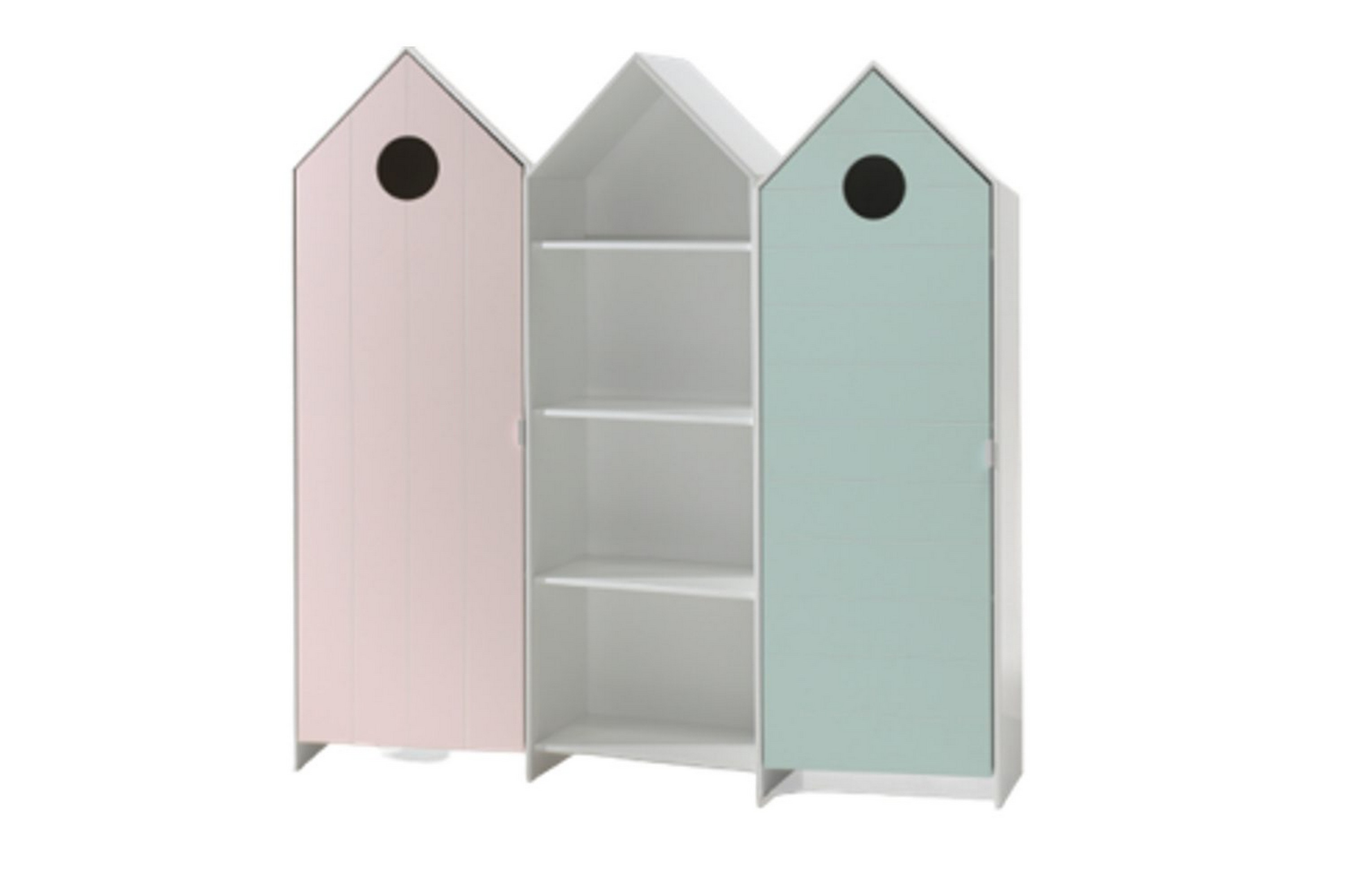 casami bokhylla 58x37 cm - flerfärgad