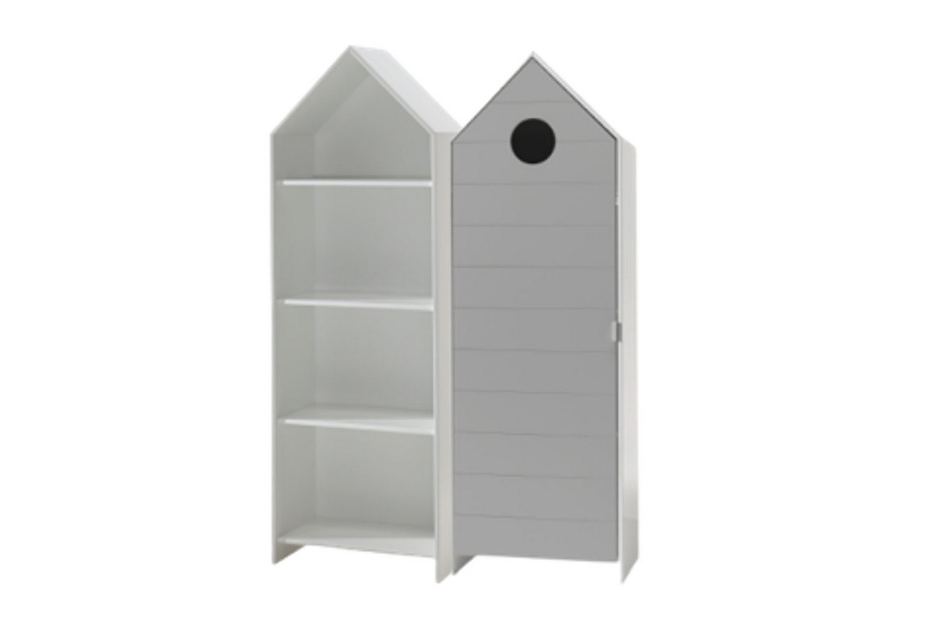 casami bokhylla 58x37 cm - grå