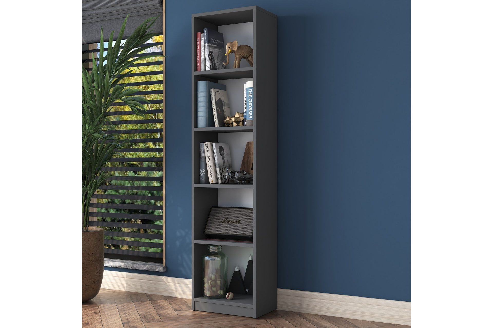 Dystany Bokhylla 40 cm - Antracit