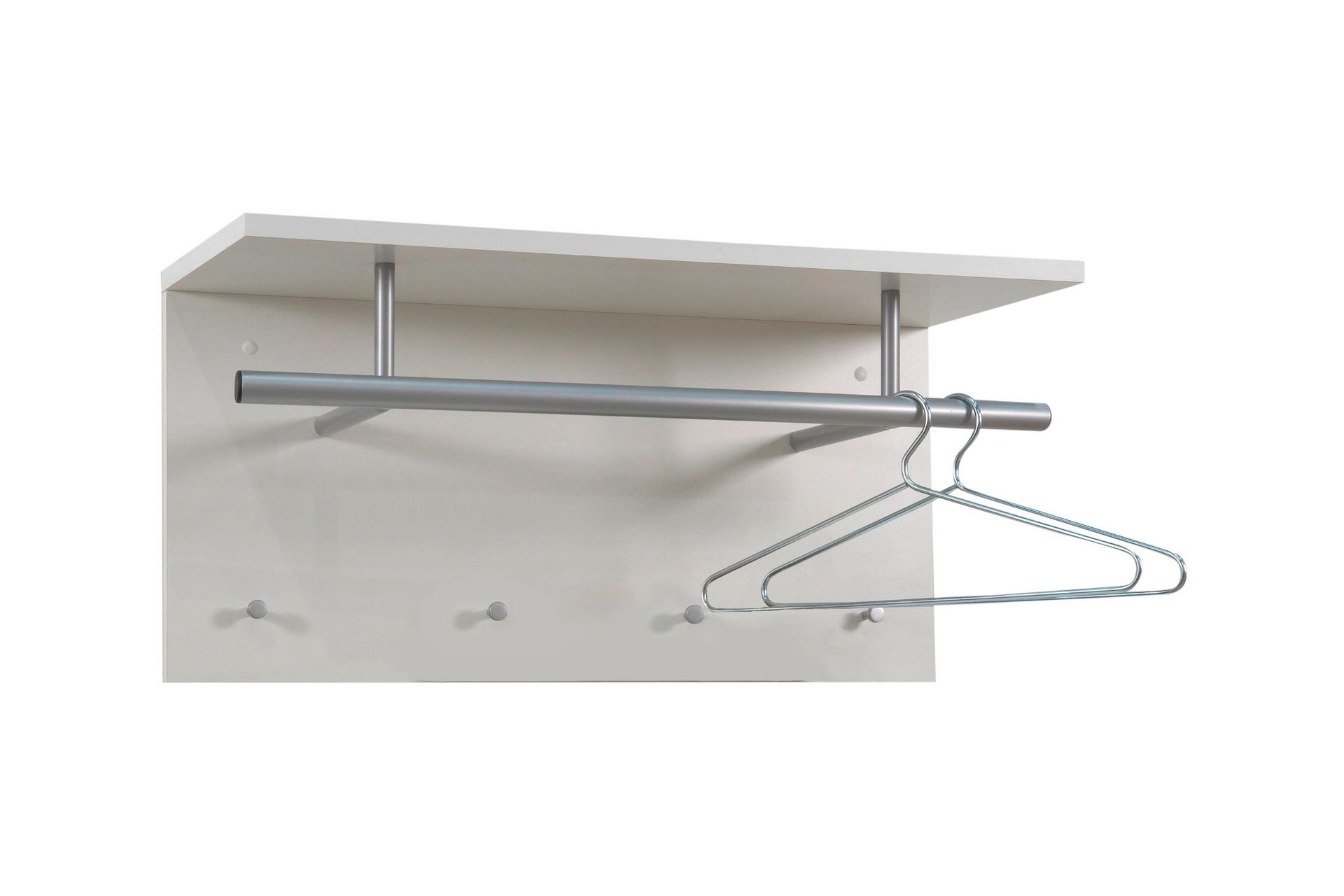 klackbo hatthylla 72 cm - vit/högblank