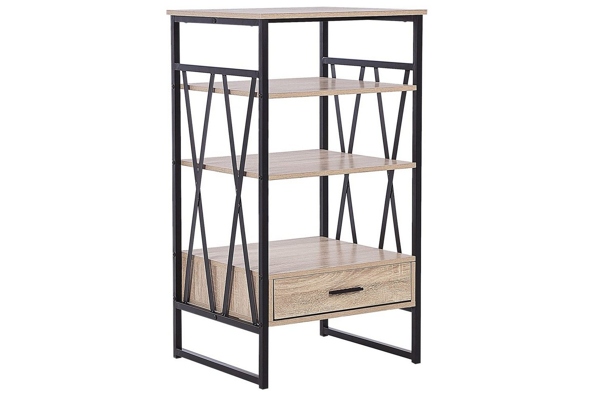 Keene Bokhylla 56 cm i Ek - Ljusbrun