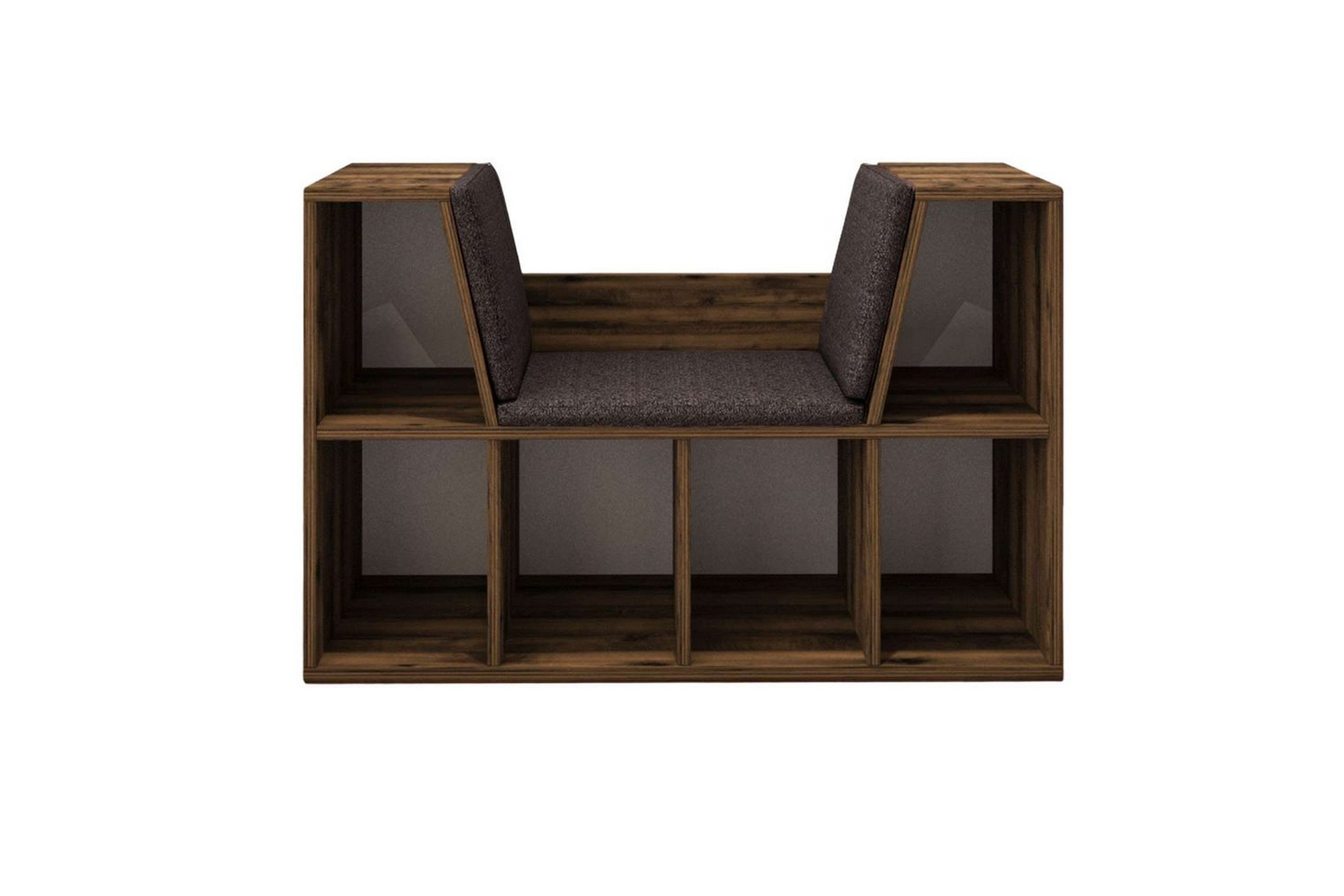 kylen bokhylla 103 cm - valnöt