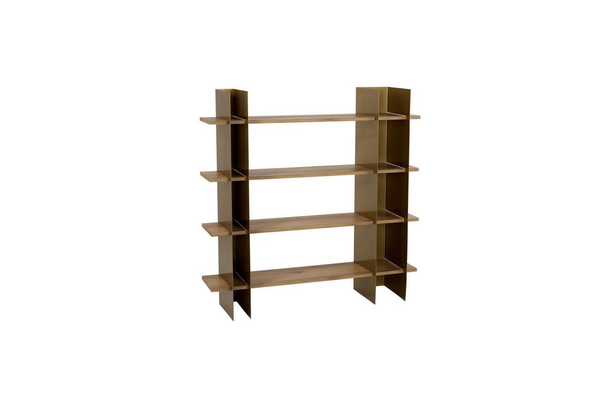 Nara Bokhylla 120 cm - Guld